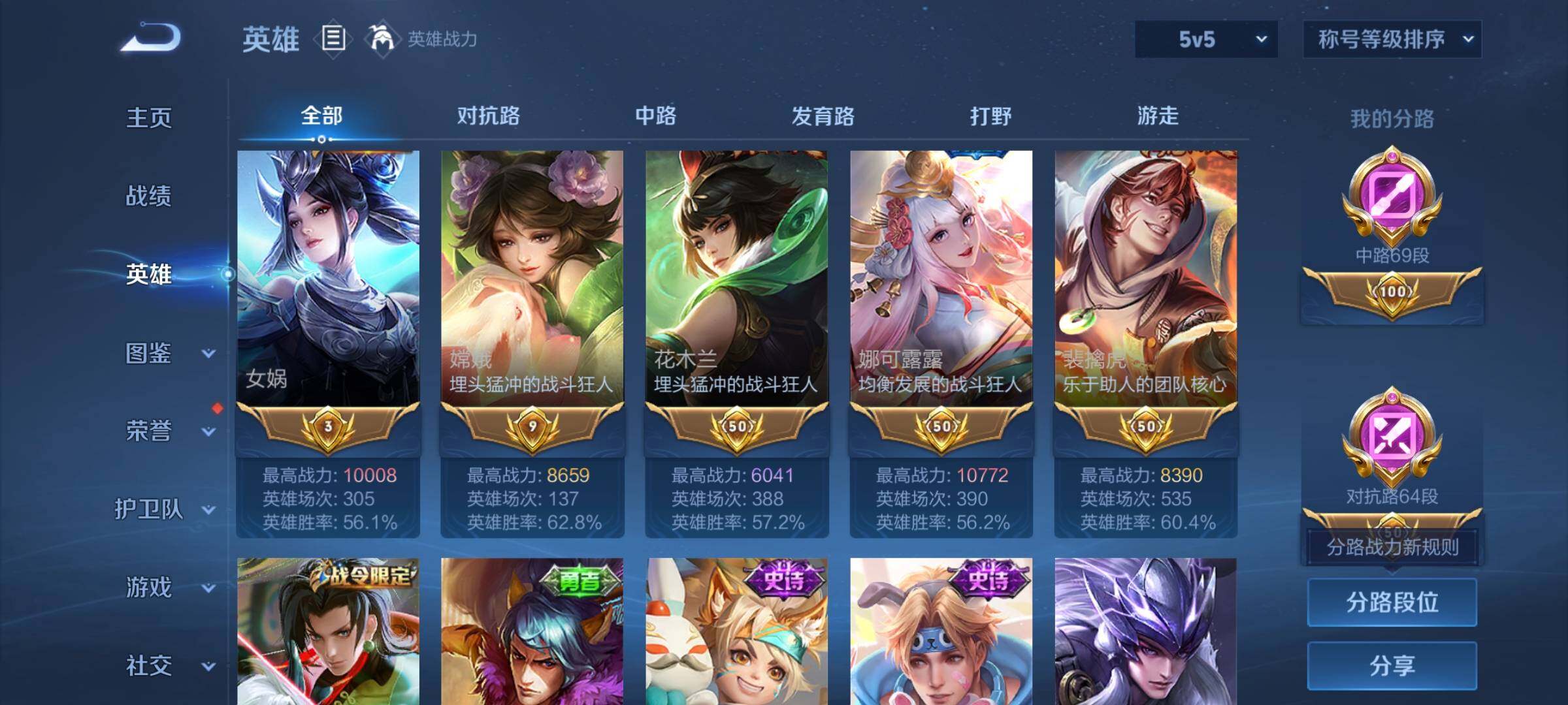 WZCMW3383813王者荣耀账号详情图5