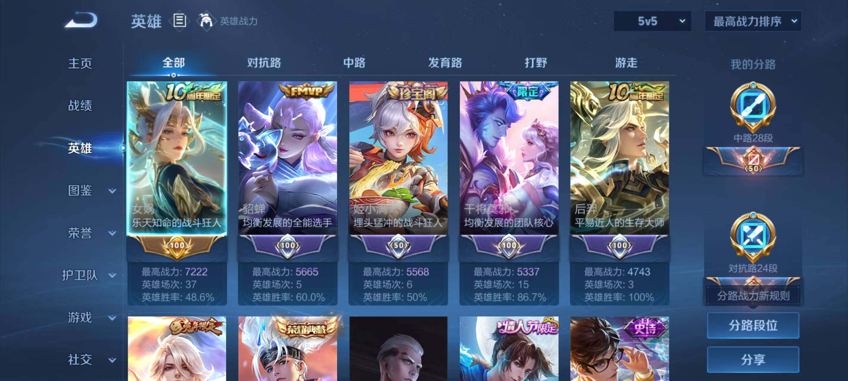 WZLX3383681王者荣耀账号详情图3