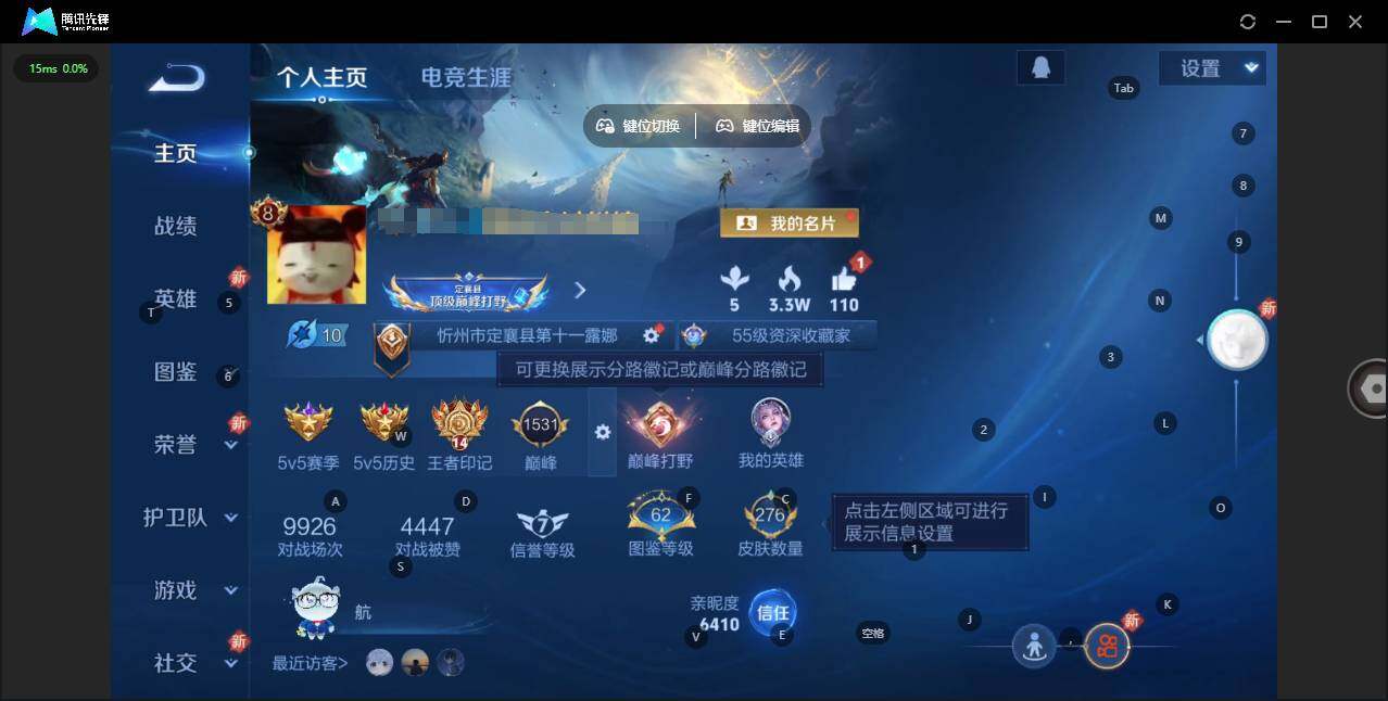 WZQM3384854王者荣耀账号详情图3