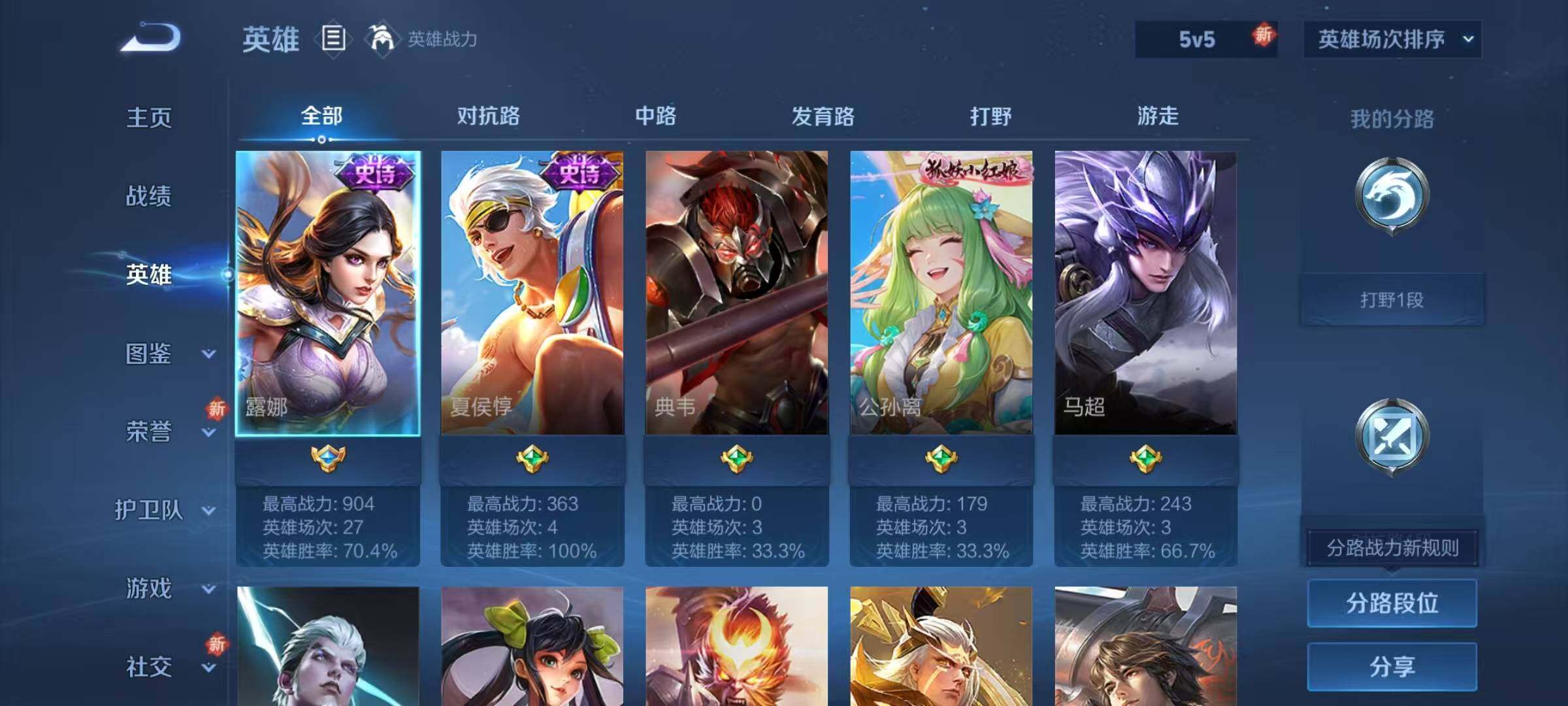 WZJZ3390009王者荣耀账号详情图4