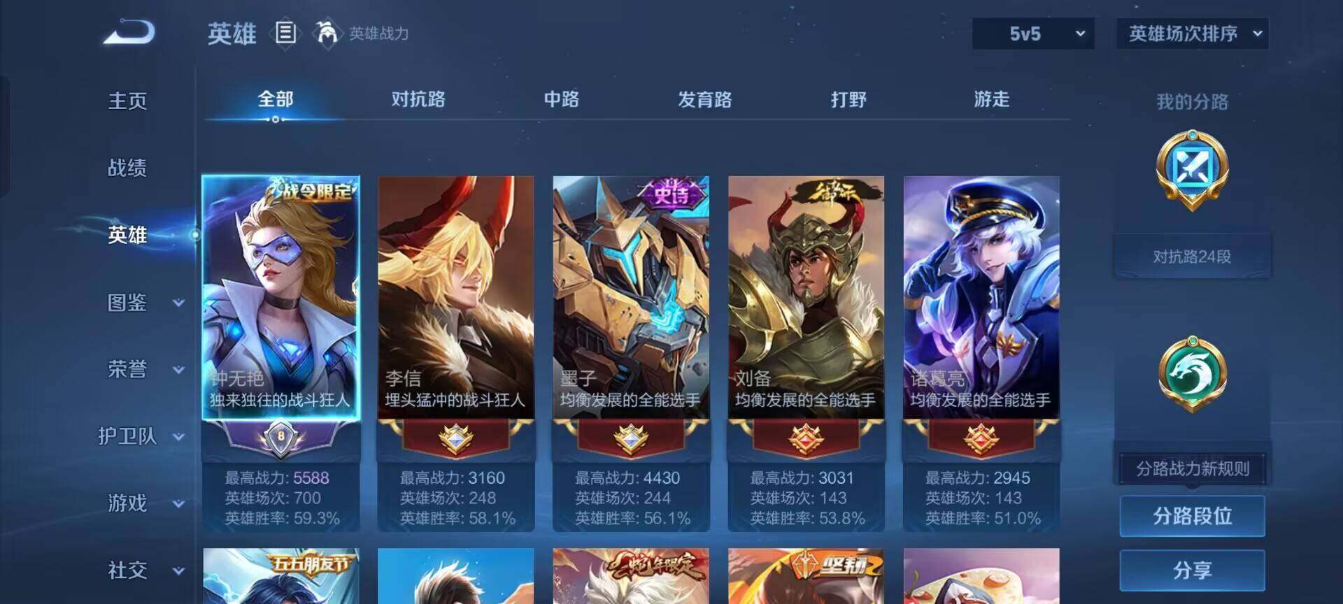 WZEY3384921王者荣耀账号详情图6