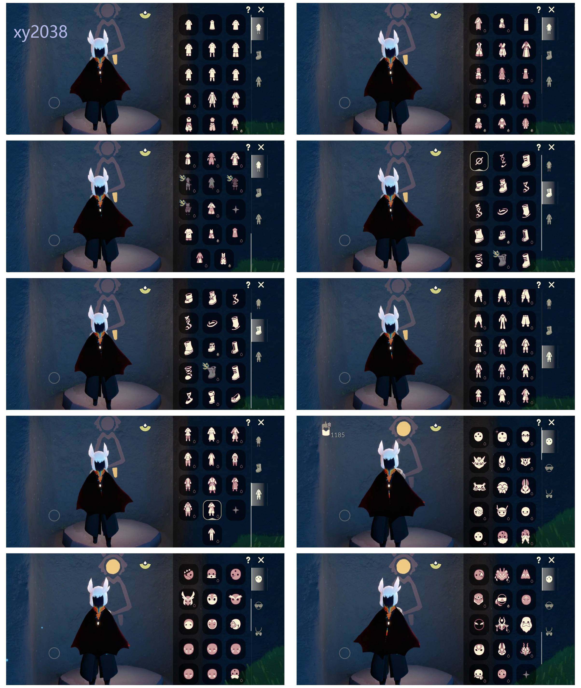 光遇账号vivo渠道服白枭巫师帽金鳞耳坠蓝色音乐节暗彩装扮四叶草发饰祥云纸伞音韵吉他小黄鸭发饰
资源：蜡烛1185 爱心250 红烛4 翼12
已毕业地图：晨岛 雨林 霞谷 暮土 禁阁 云野 
毕业季节：潜海季 表演季 