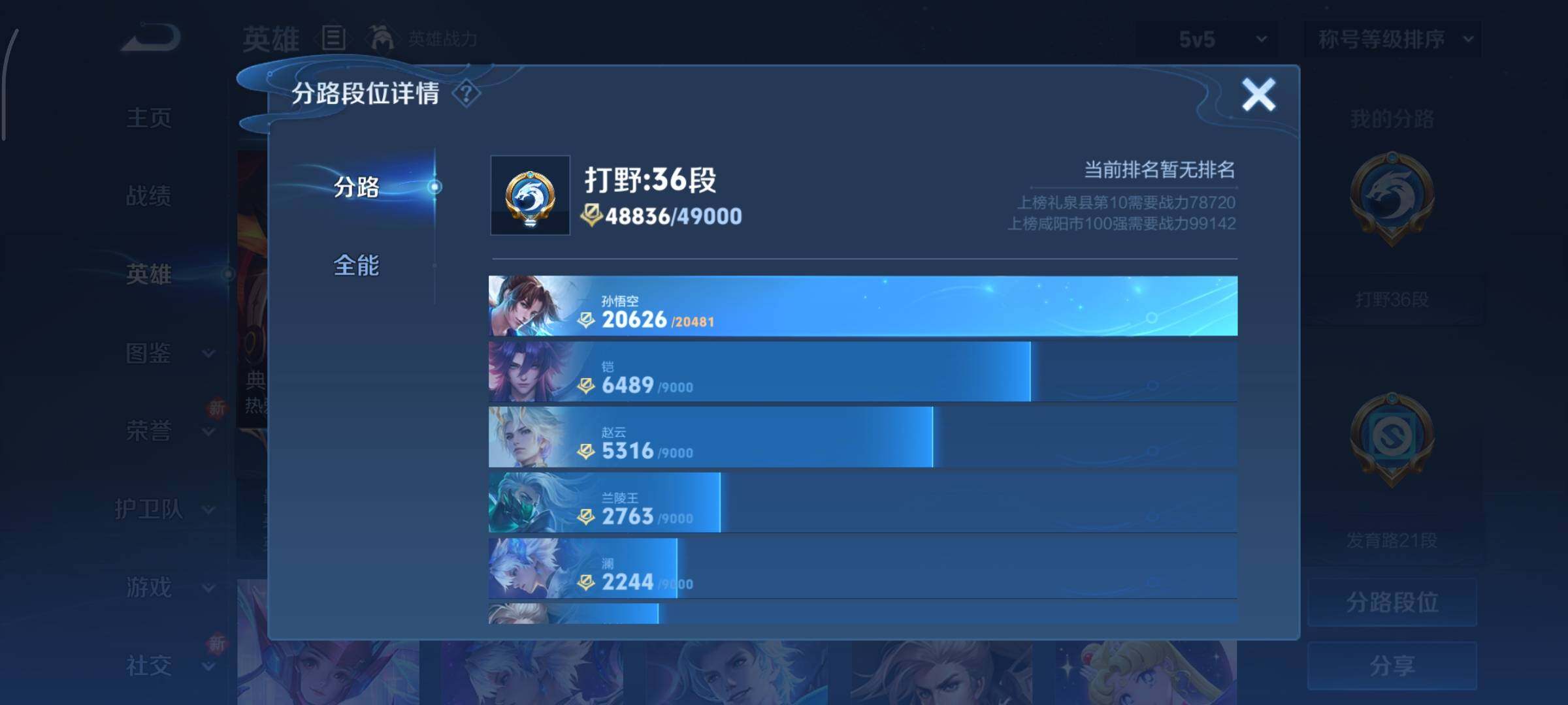 WZCMY3385998王者荣耀账号详情图4