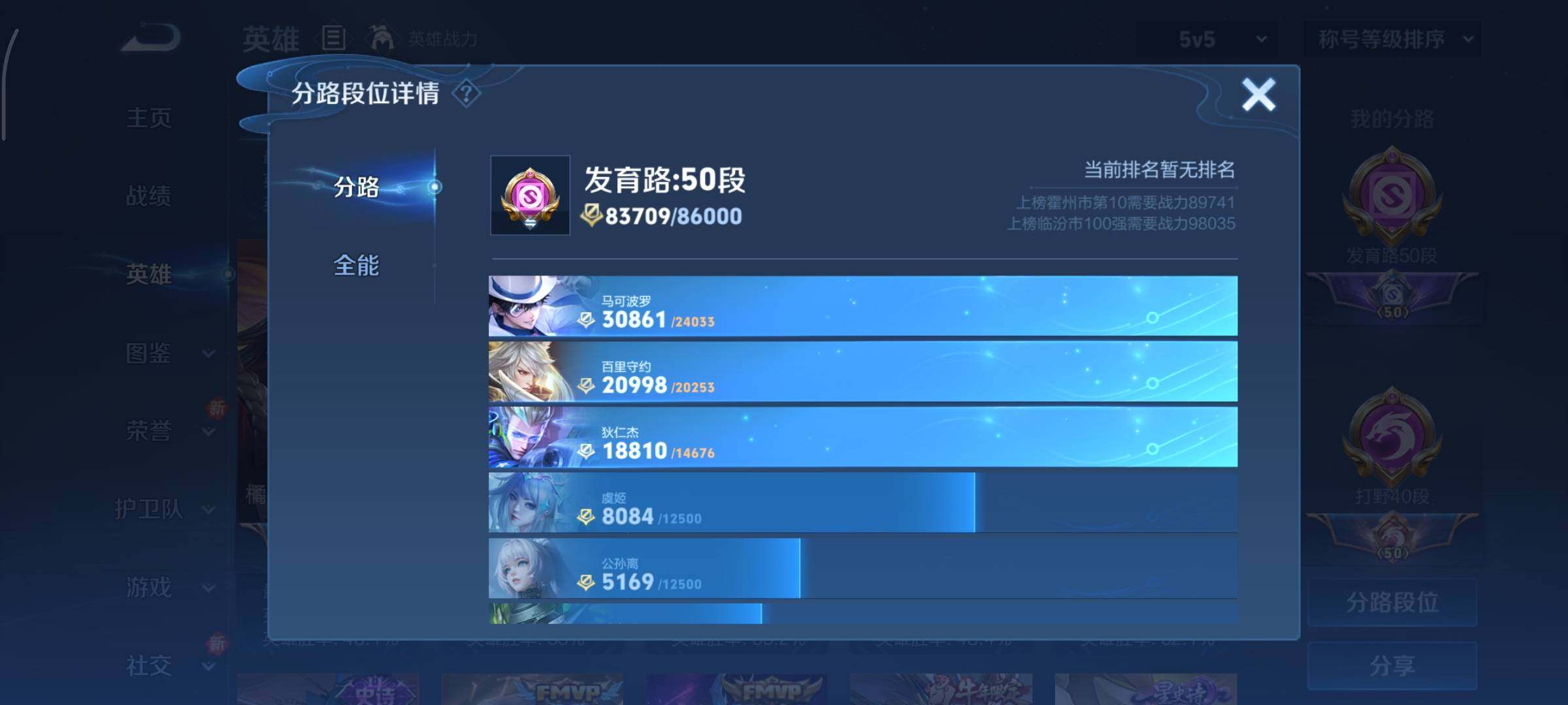 WZCMY3385989王者荣耀账号详情图5