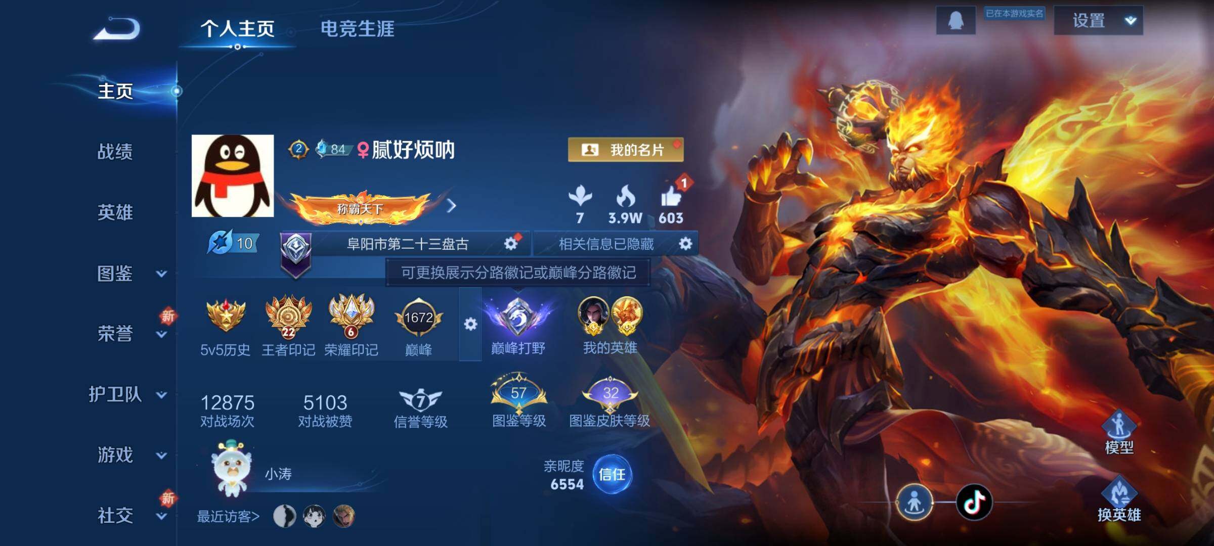 WZCMY3385991王者荣耀账号详情图2 WZCMY3385991王者荣耀账号详情图2