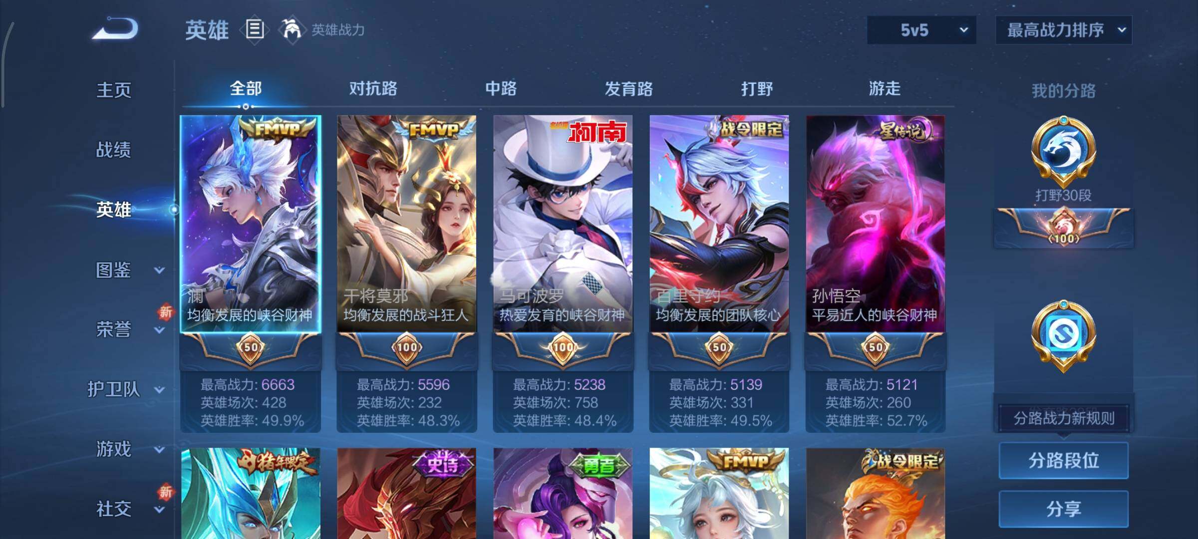 WZCMY3385980王者荣耀账号详情图3