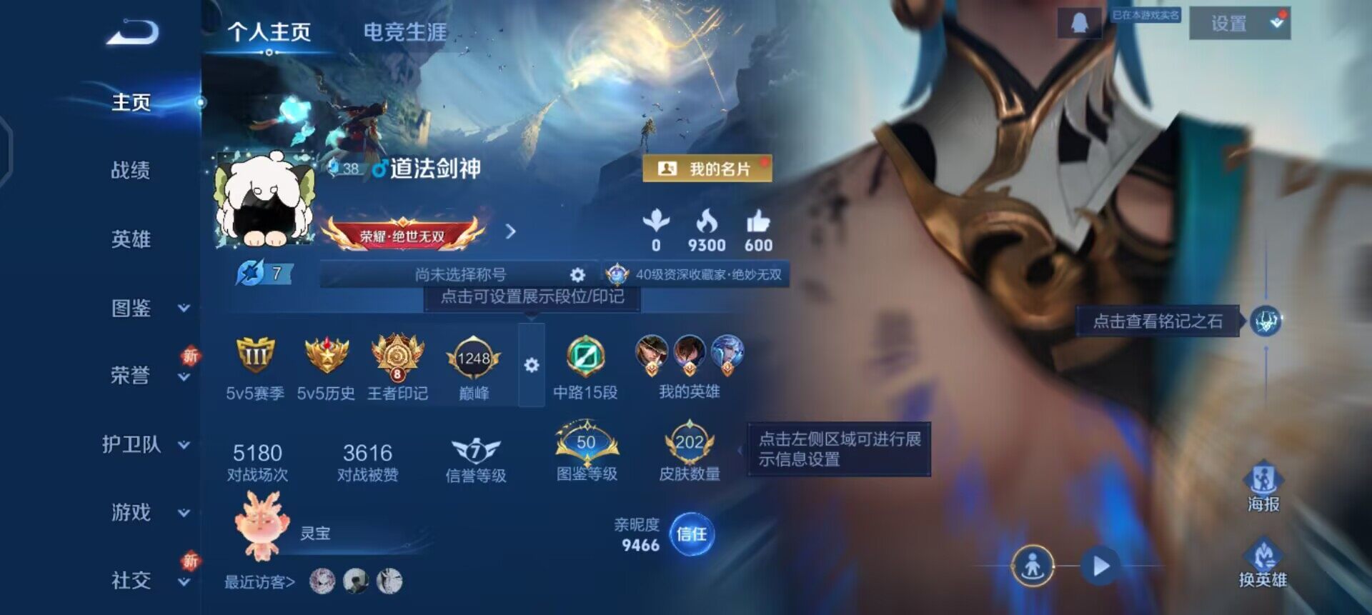 WZQM3387711王者荣耀账号详情图16