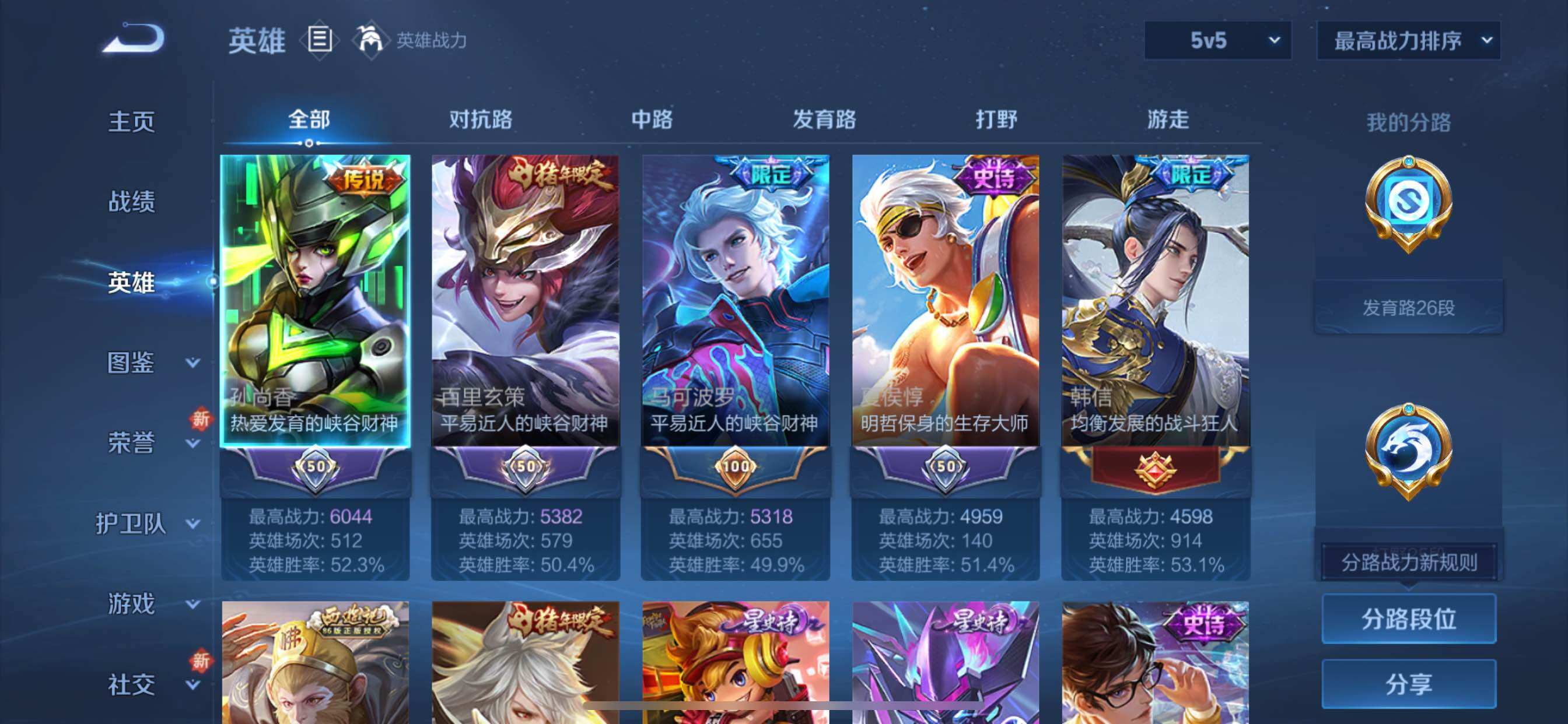 WZCMY3386064王者荣耀账号详情图3