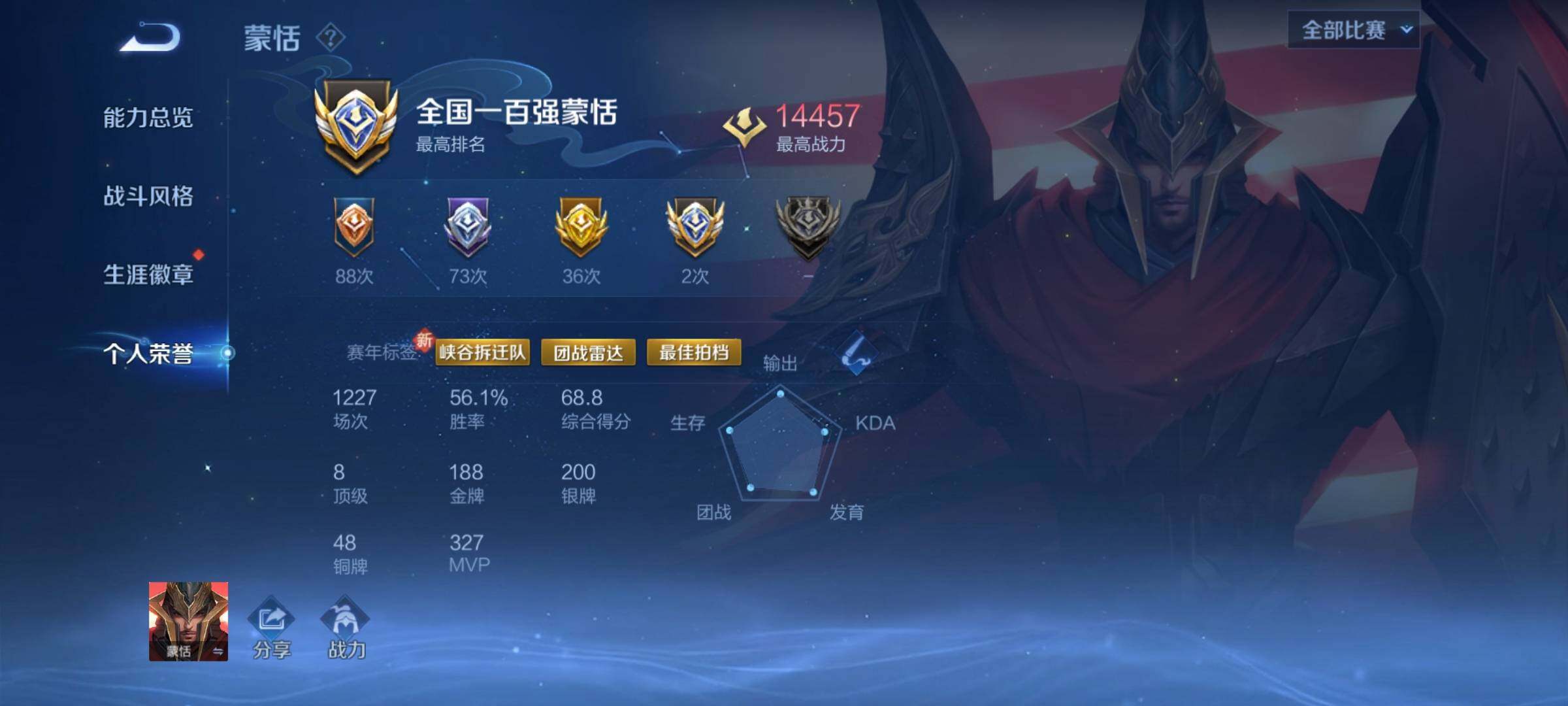 WZCMY3386065王者荣耀账号详情图7 WZCMY3386065王者荣耀账号详情图7