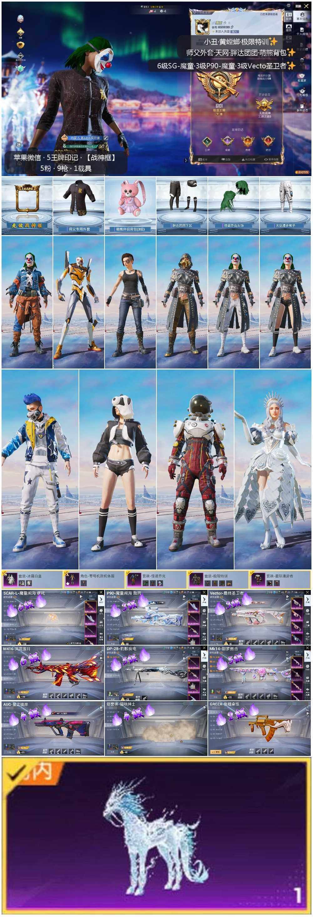 HPLE3448520和平精英账号详情图2 HPLE3448520和平精英账号详情图2