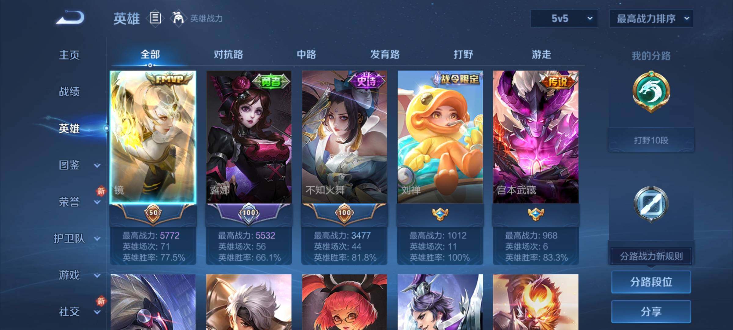 WZCMY3394474王者荣耀账号详情图3