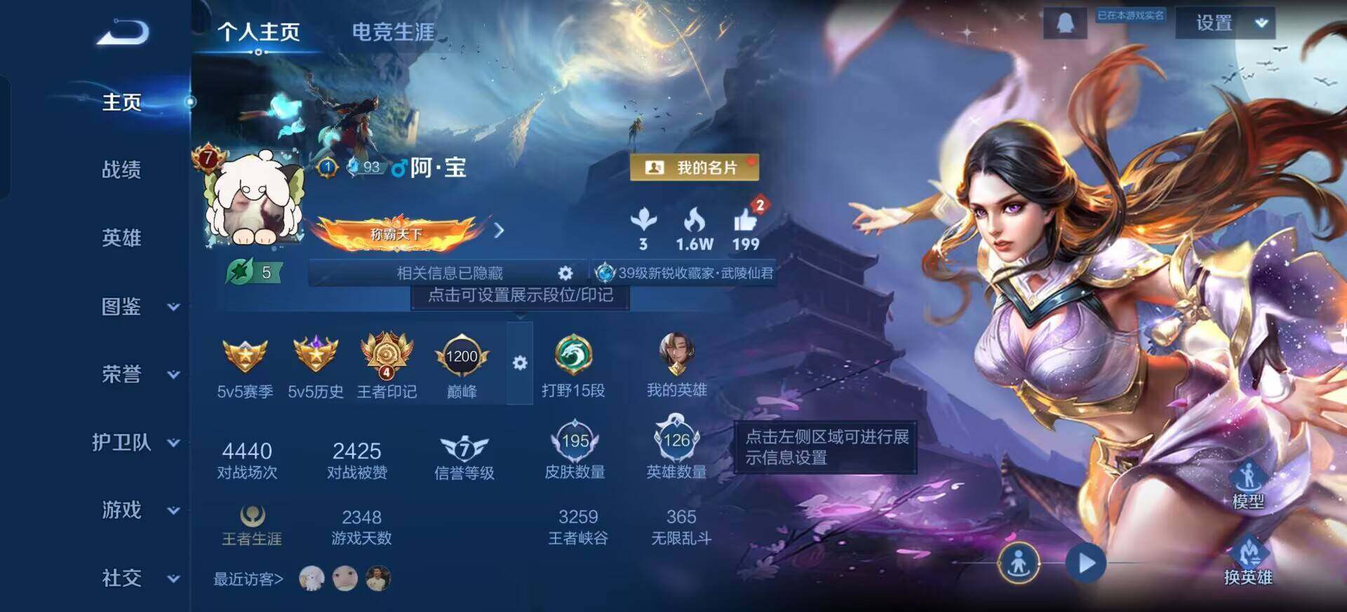 WZQM3387720王者荣耀账号详情图6