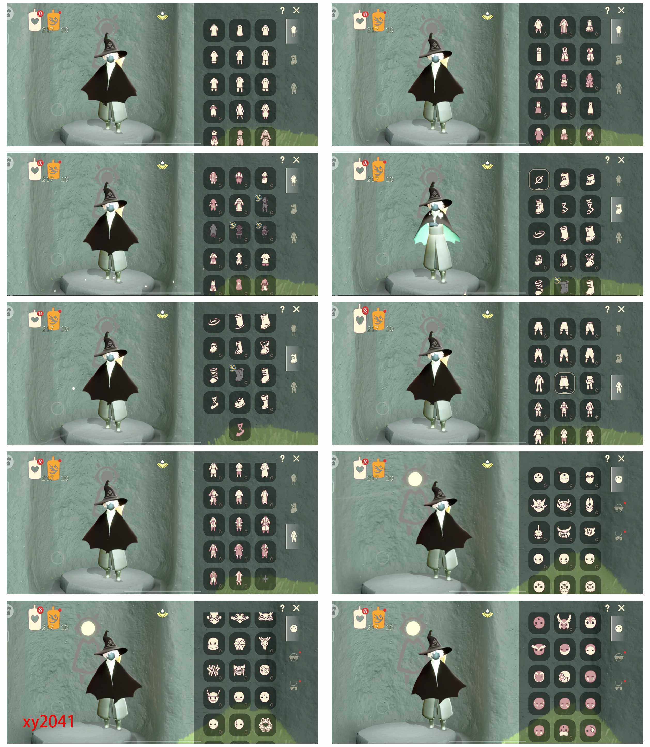 光遇账号华为渠道服蝙蝠套装巫师帽莲花斗篷鸟羽斗篷绊爱白枭透明蝶翼花环马蹄莲发型飞羽发饰尖角牛仔帽圣诞帽详情看图
资源：蜡烛 217   爱心257    红烛 4     9翼
已毕业地图：全图毕业
毕业季节：表演季