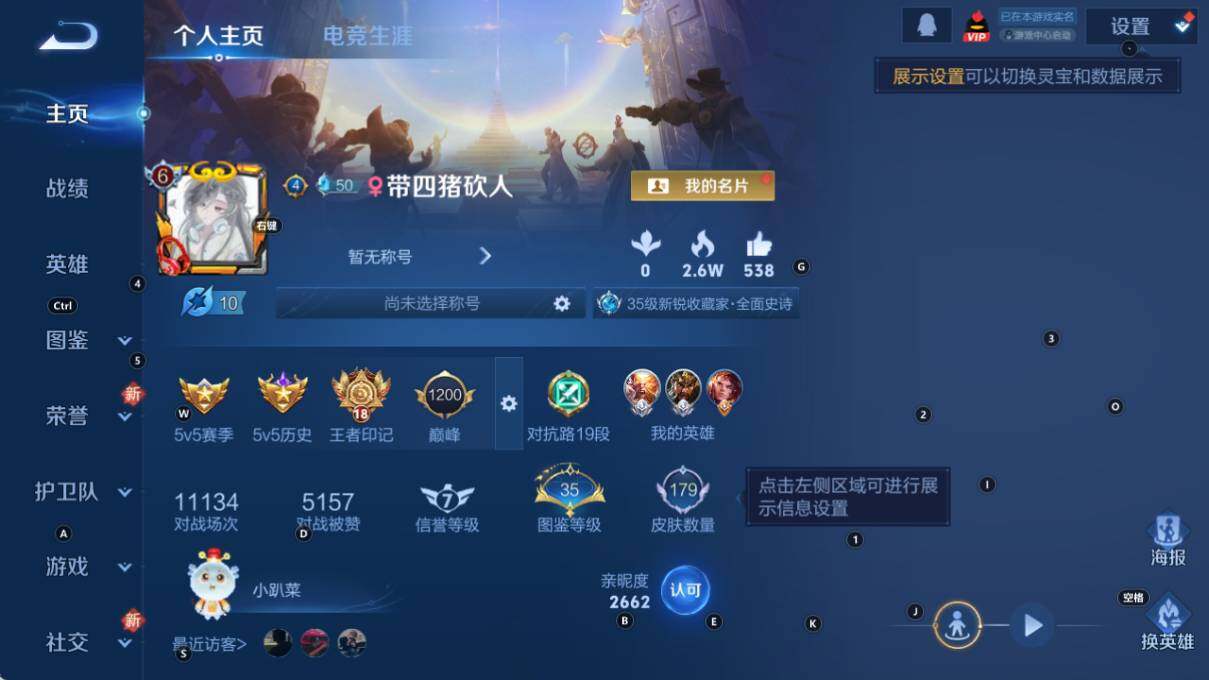 WZLX3389420王者荣耀账号详情图5