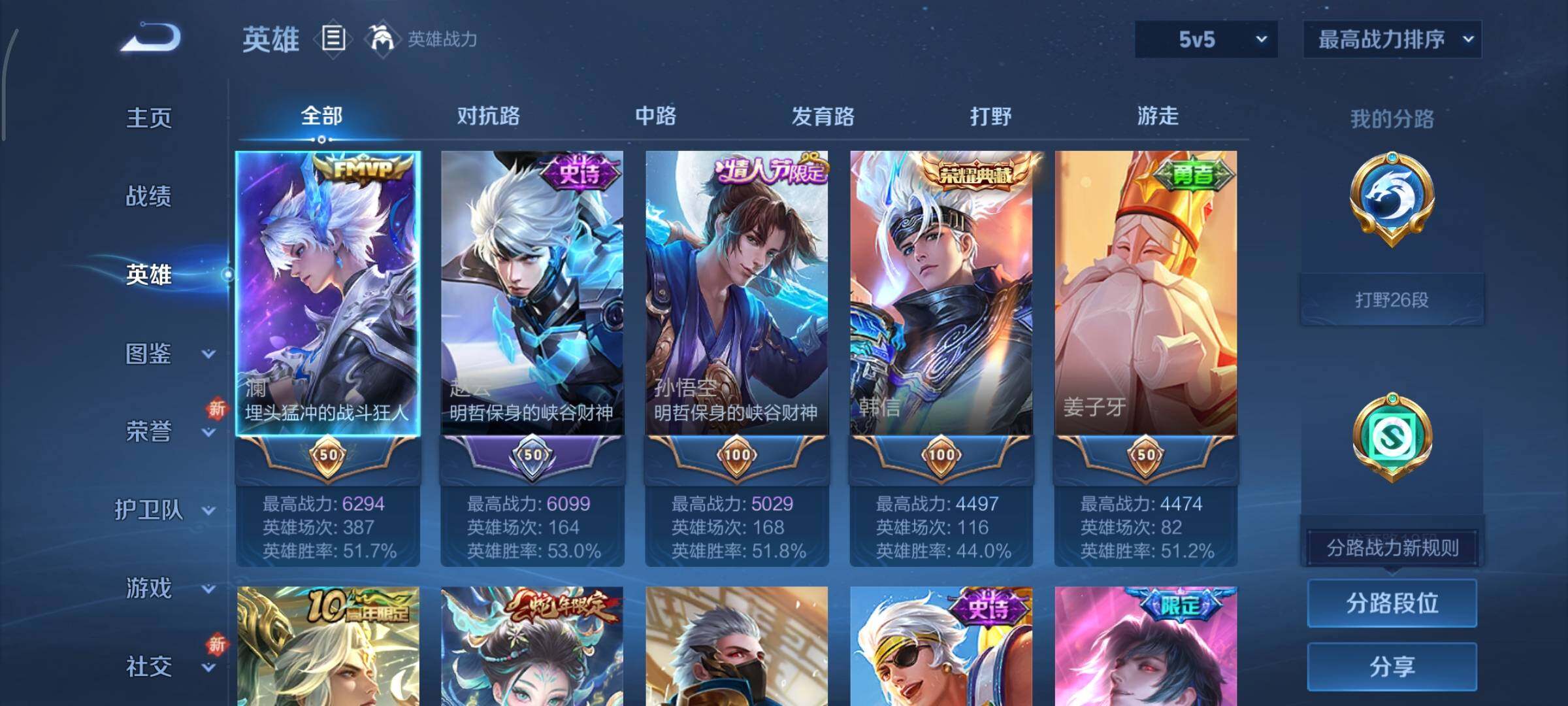 WZCMY3386043王者荣耀账号详情图3