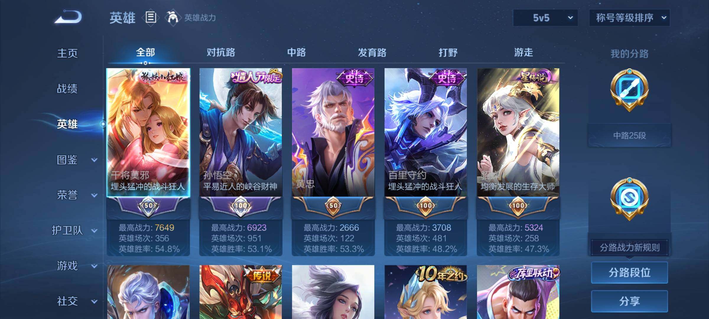 WZCMW3388078王者荣耀账号详情图3 WZCMW3388078王者荣耀账号详情图3