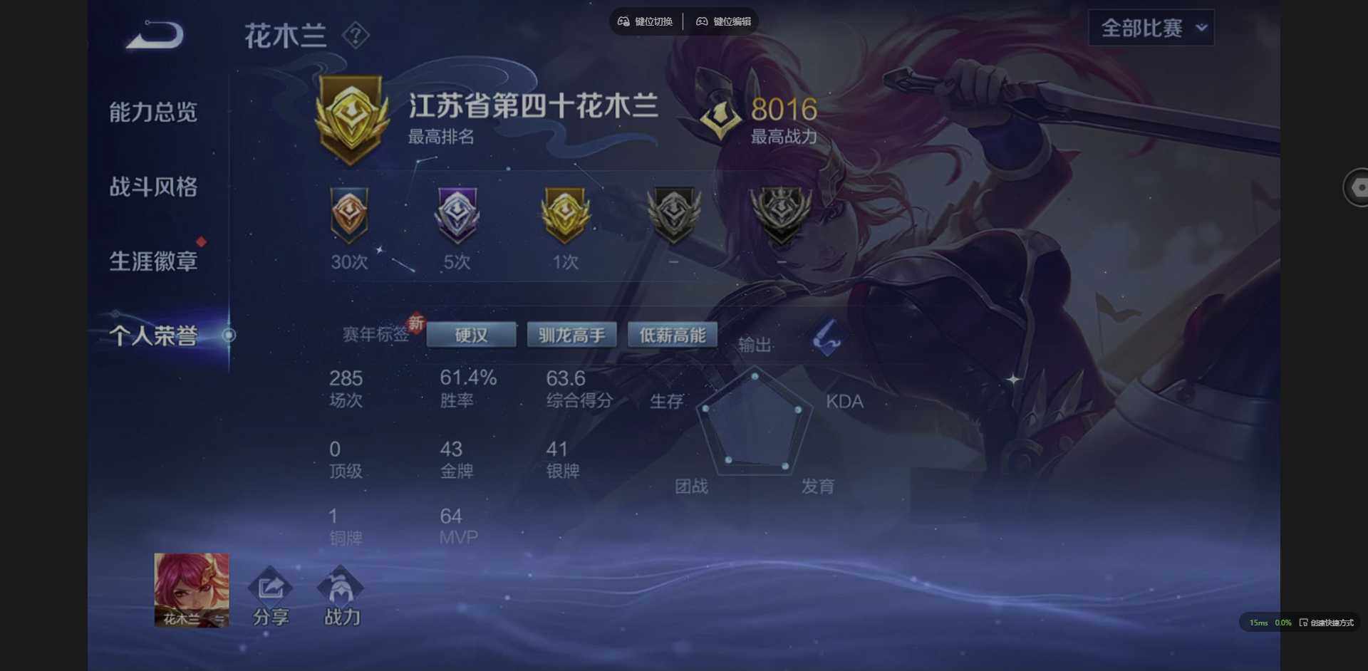 WZCMW3386303王者荣耀账号详情图5