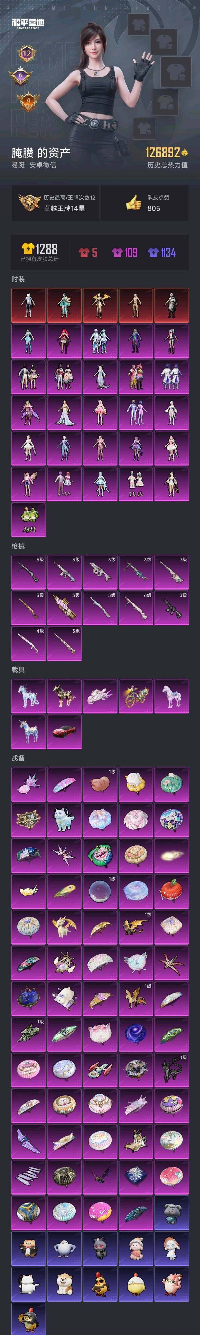 HPCMW3426084和平精英账号详情图37 HPCMW3426084和平精英账号详情图37