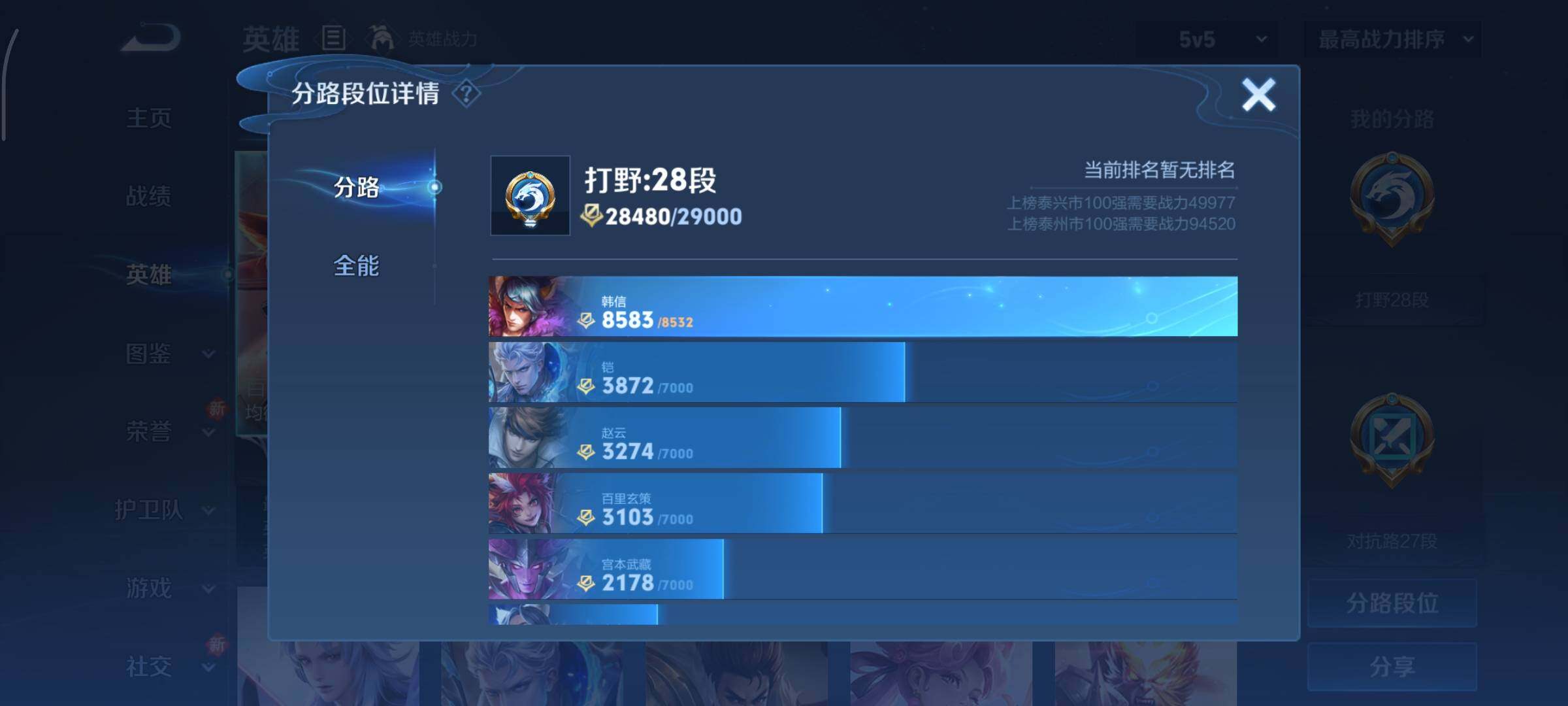 WZCMY3389162王者荣耀账号详情图4 WZCMY3389162王者荣耀账号详情图4