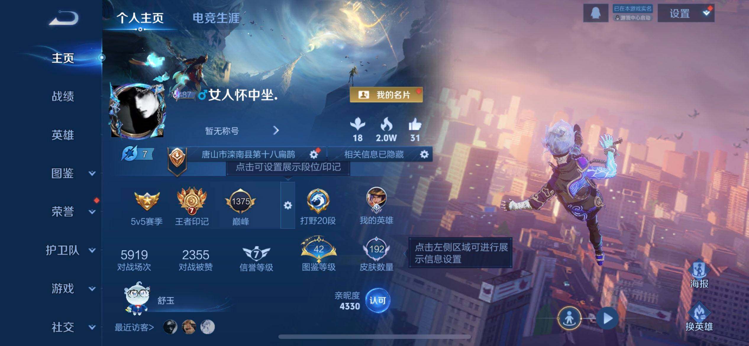 WZQM3390361王者荣耀账号详情图3