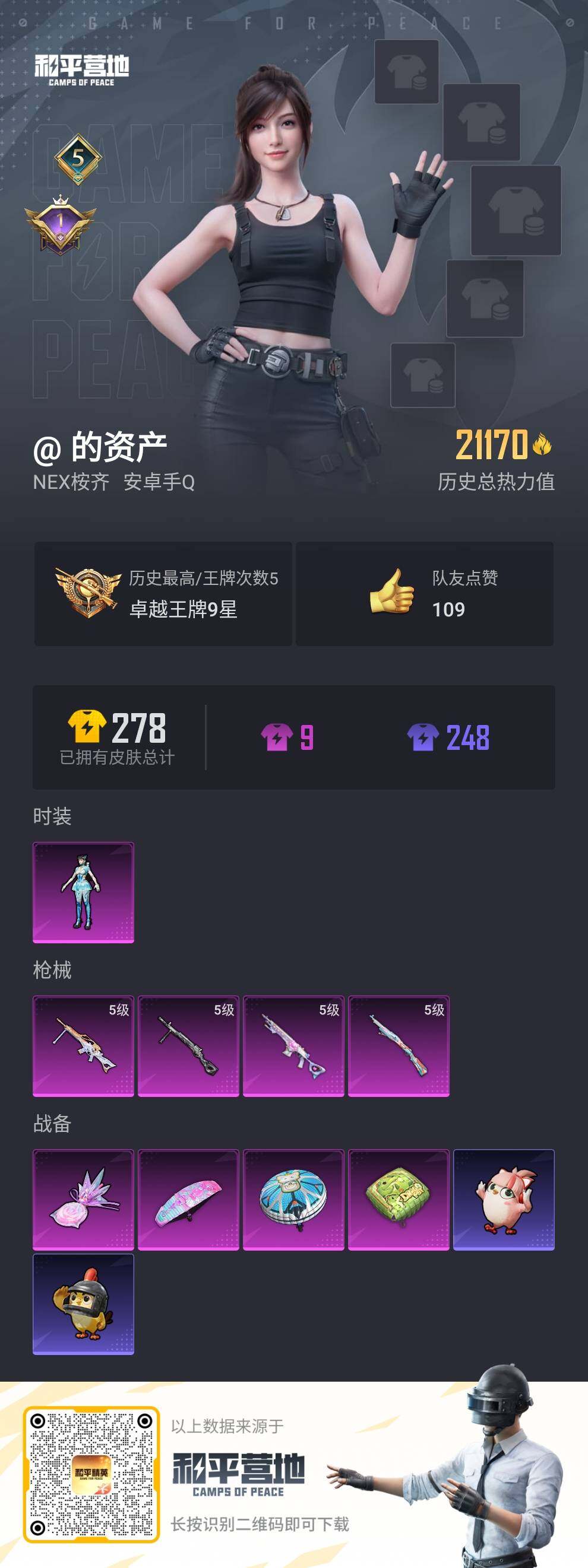 HPLE3398573和平精英账号详情图3 HPLE3398573和平精英账号详情图3