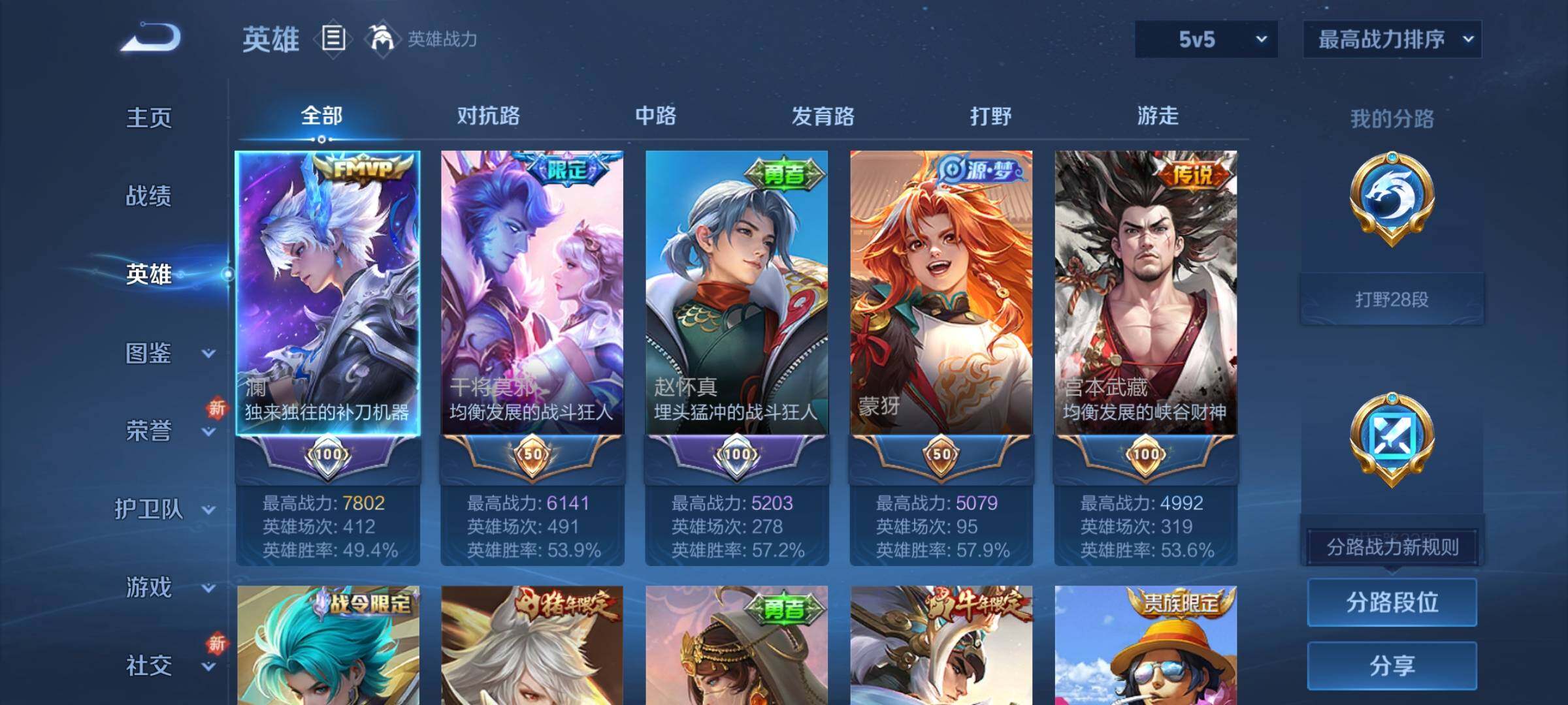 WZCMY3387534王者荣耀账号详情图3