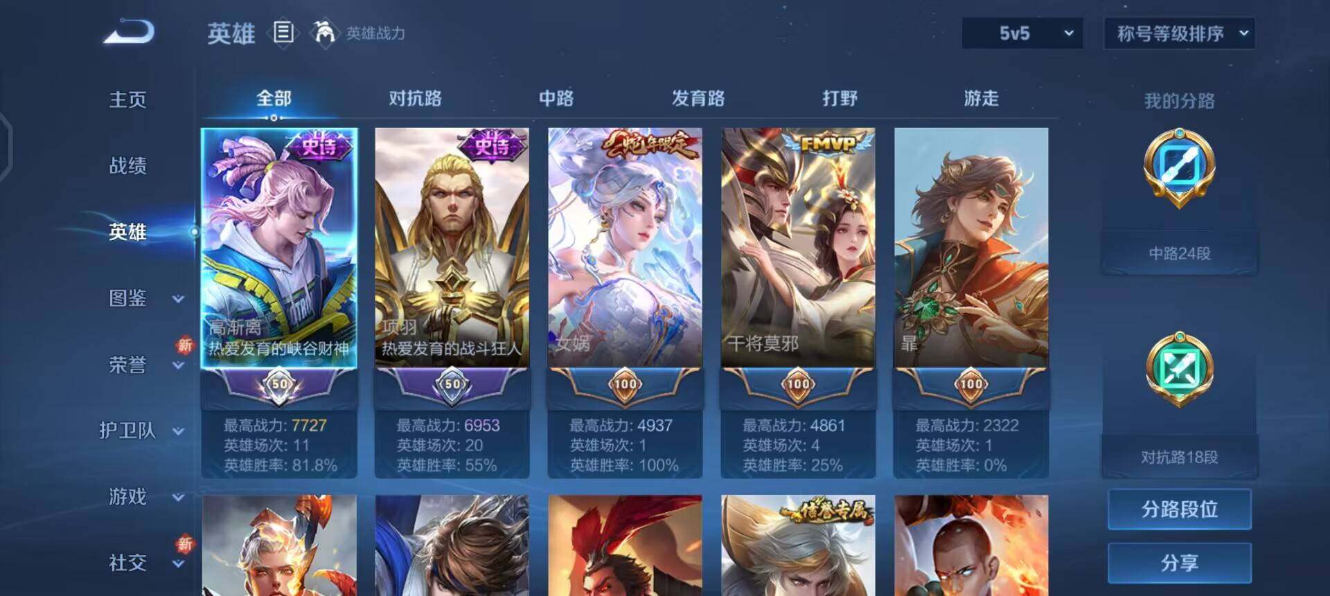 WZQM3387695王者荣耀账号详情图10