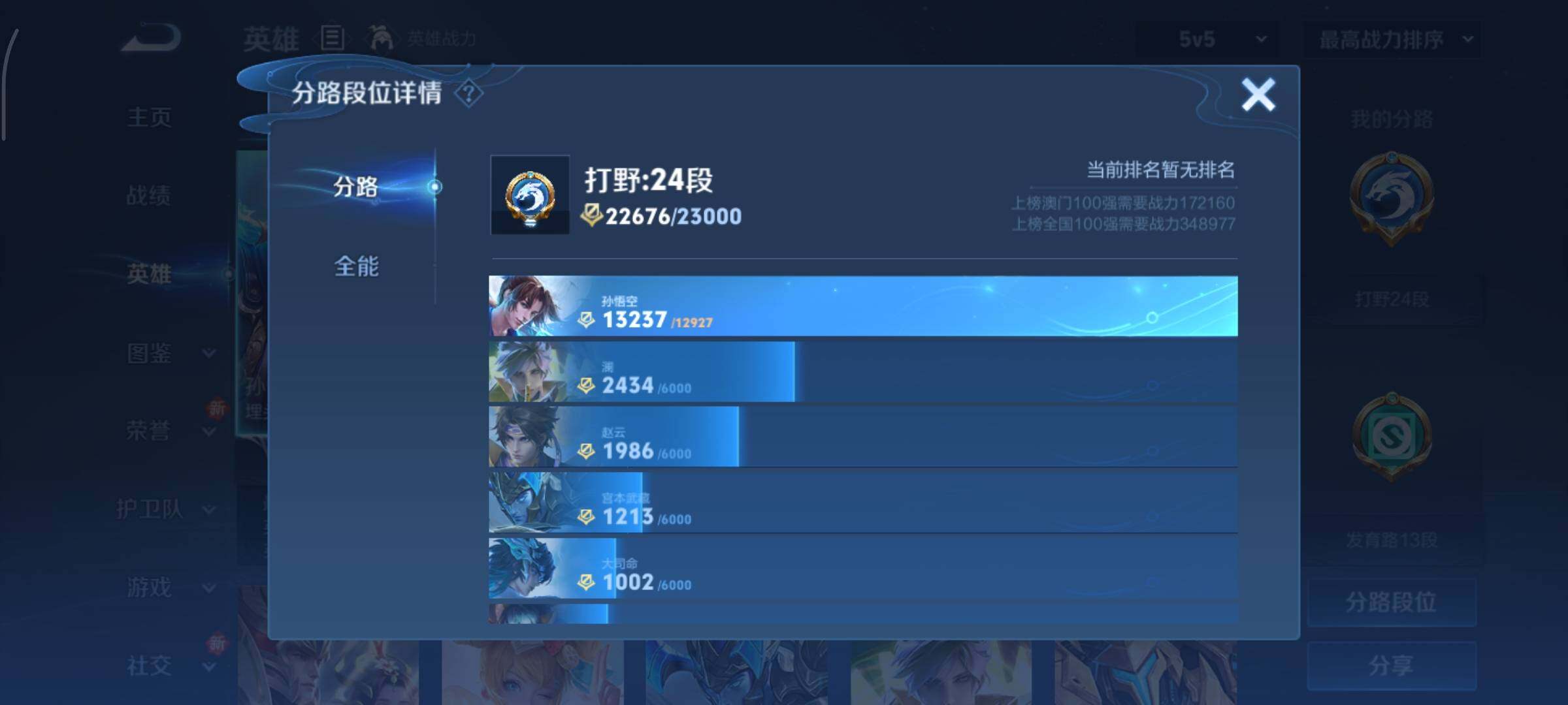 WZCMY3389222王者荣耀账号详情图4