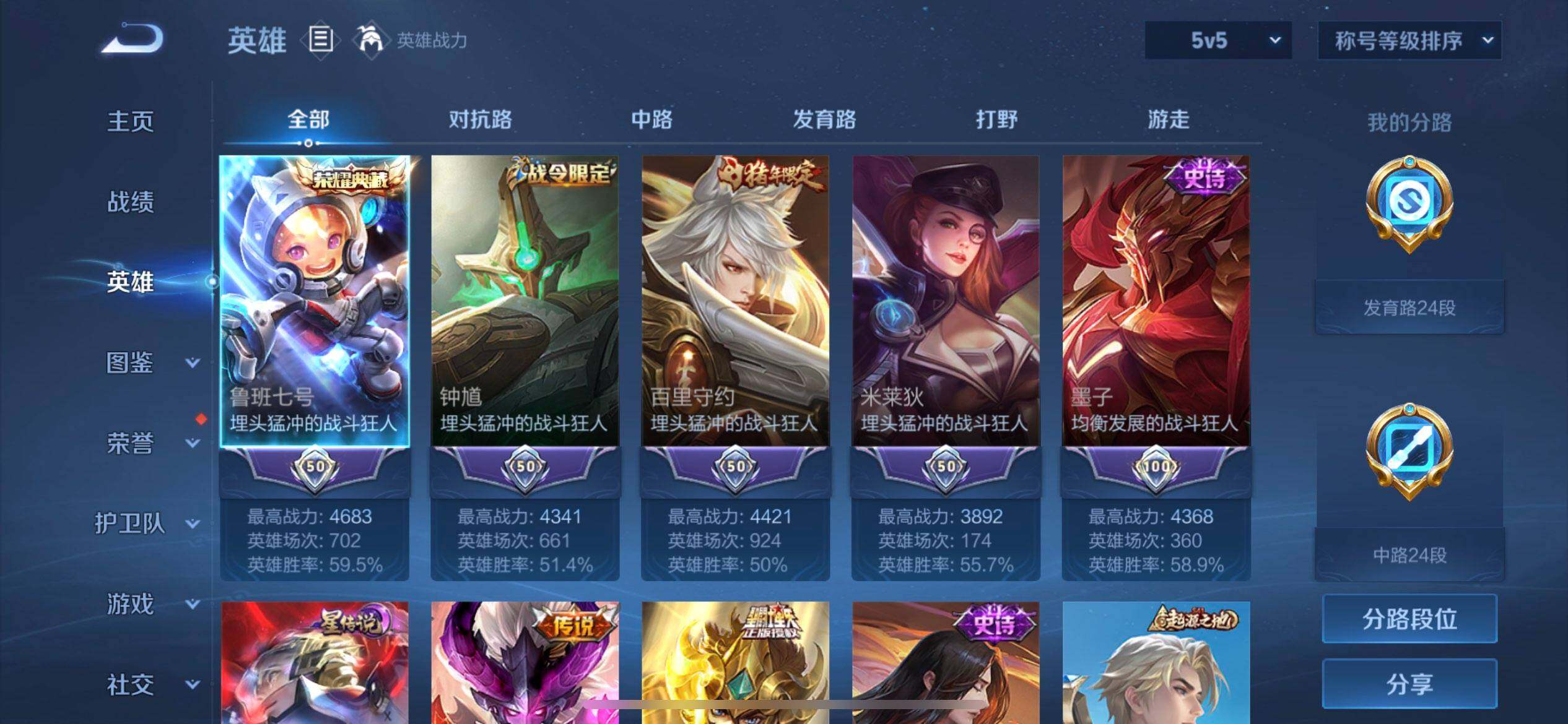 WZQM3390383王者荣耀账号详情图5