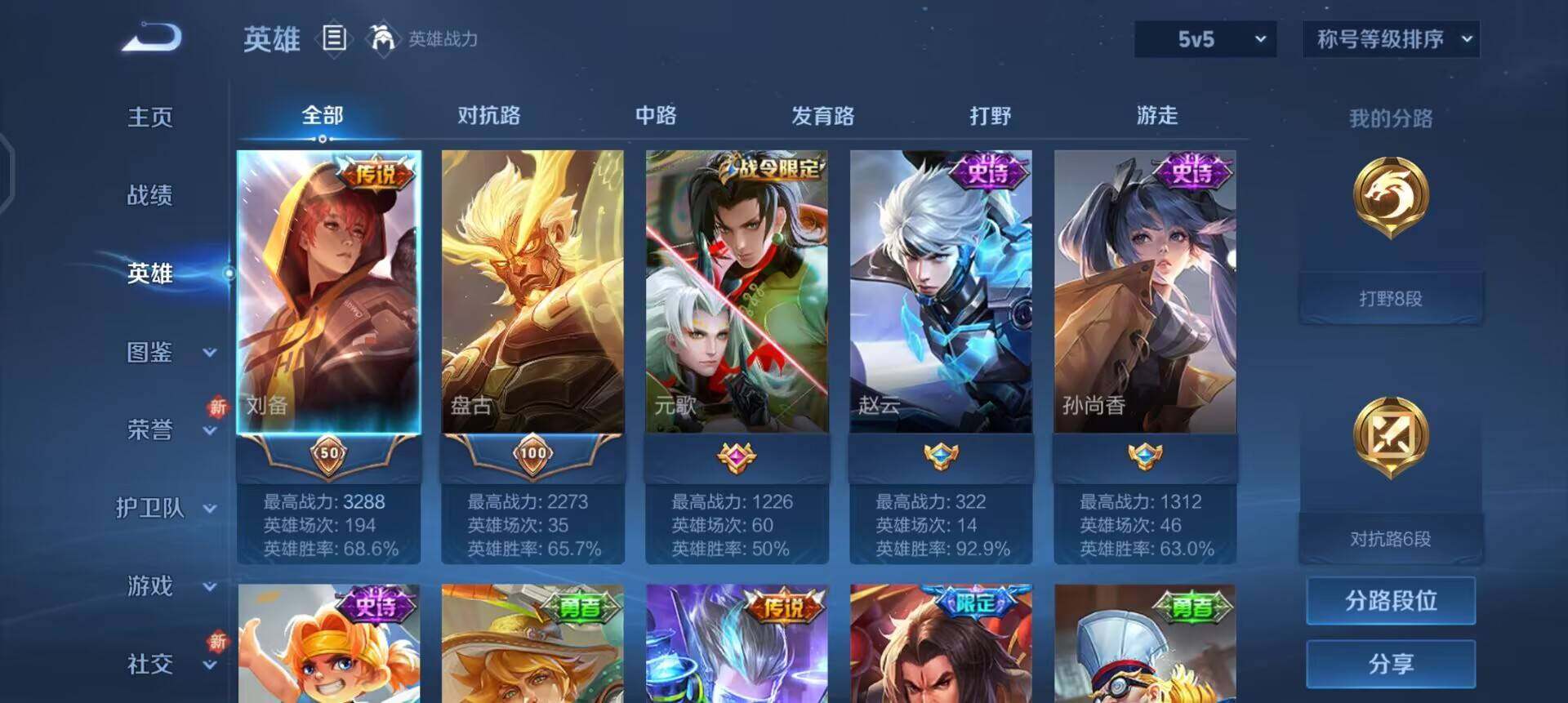 WZQM3390355王者荣耀账号详情图9