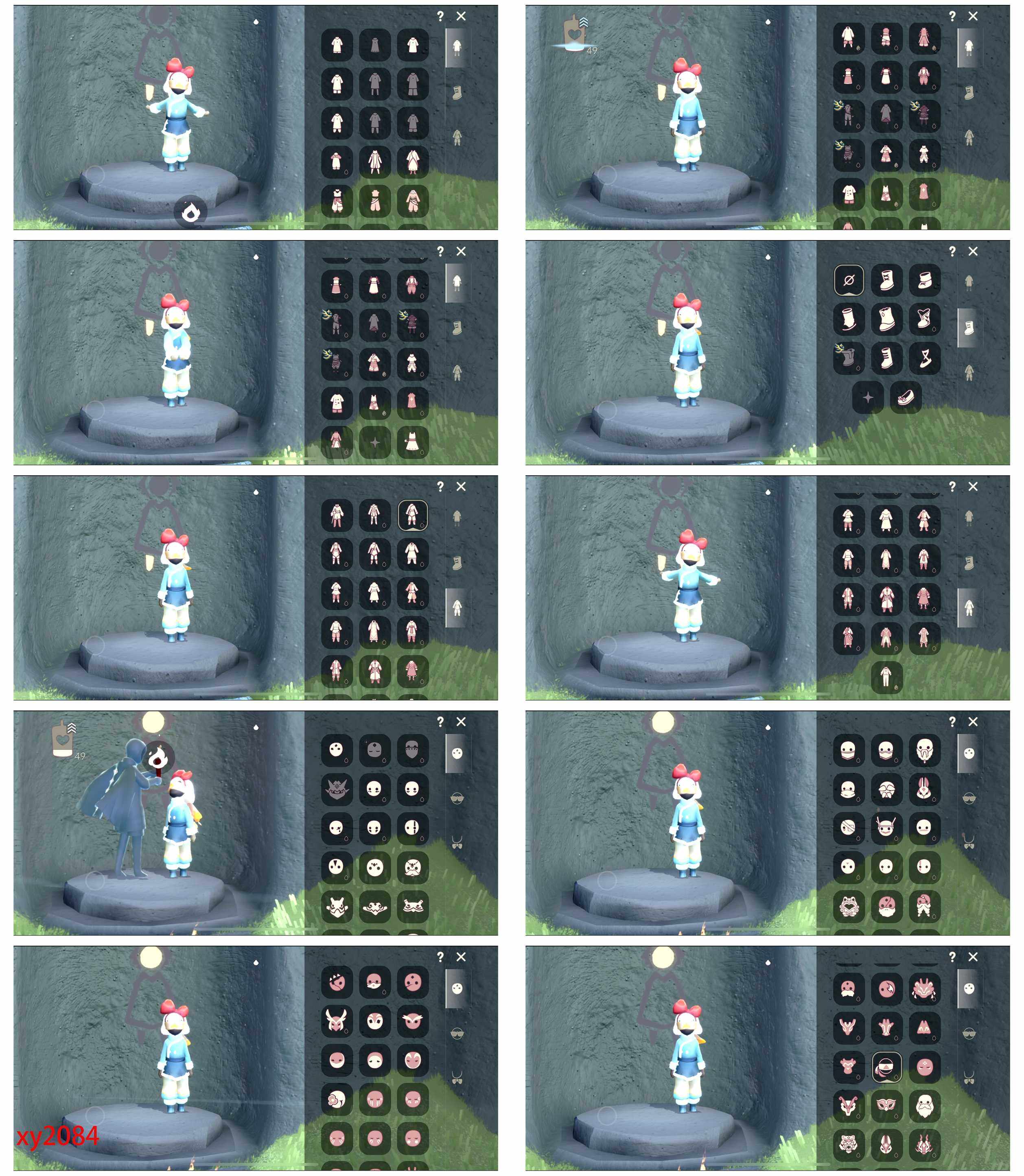 光遇账号iOS官服9季无翼绊爱连衣裙高马尾粽叶面具青鸟斗篷透明蝶翼白枭详情看图
资源：蜡烛49    爱心116    无 翼
毕业季节： 风行季  表演季  破晓季   欧若拉季  追忆季 夜行季  二重奏季  青