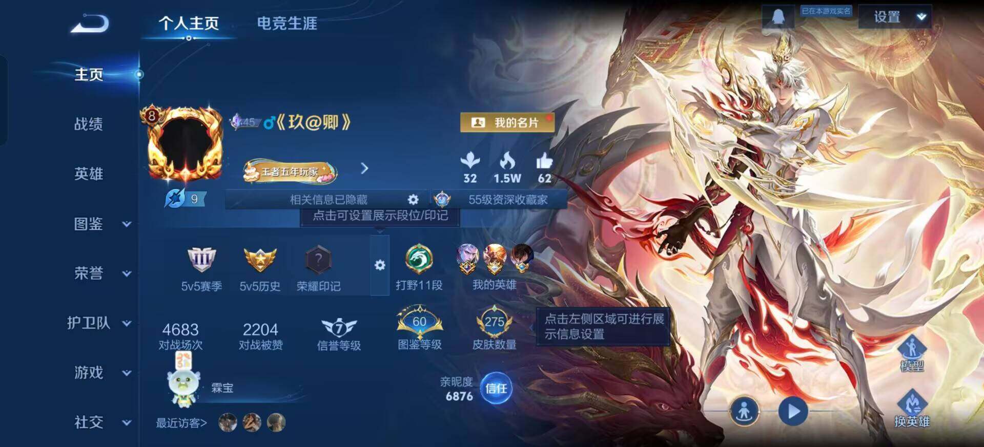 WZQM3390381王者荣耀账号详情图3