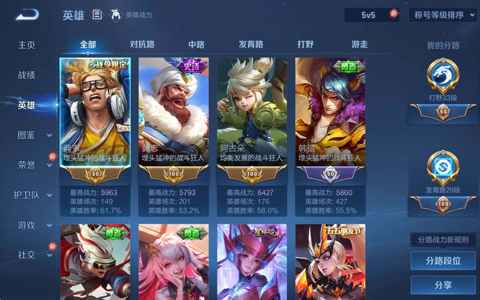 WZJZ3394082王者荣耀账号详情图5