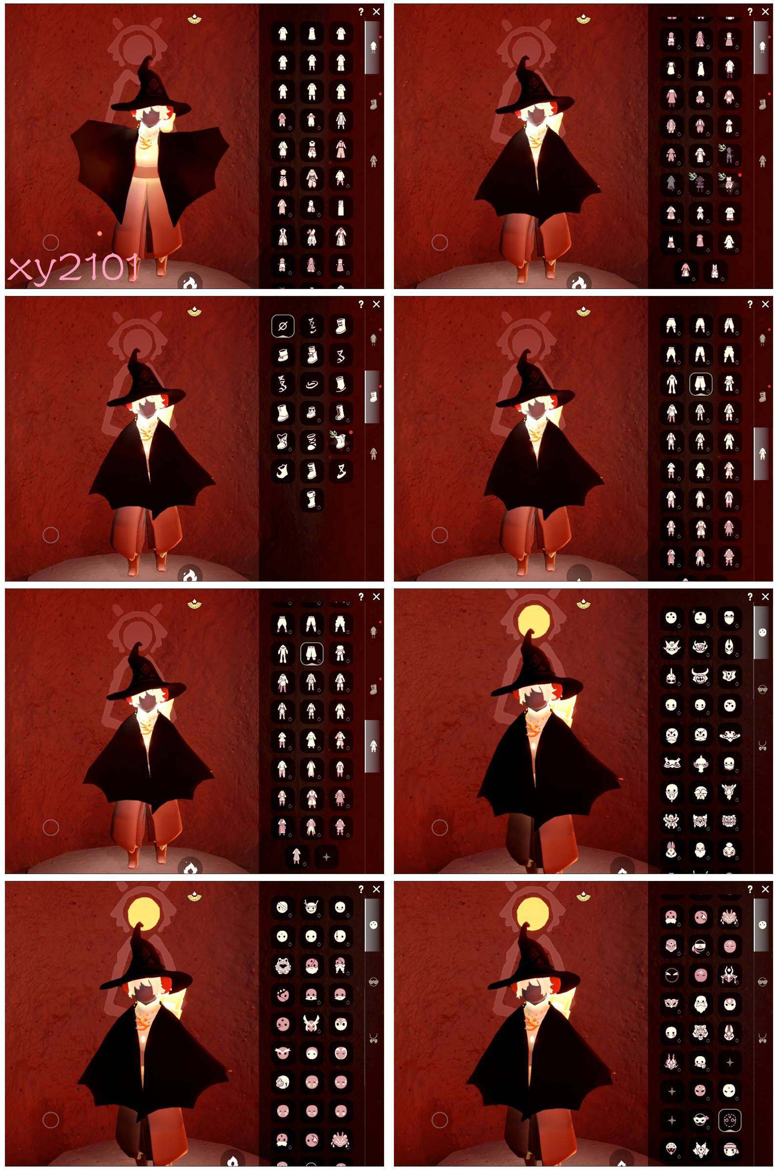 光遇账号iOS官服白枭武士裤蝙蝠斗篷女巫裙彩虹帽绊爱巫师帽圣诞鹿角王子围巾青衫落拓资源：蜡烛337 爱心16 红烛1 翼11
已毕业地图：晨岛 云野 雨林 霞谷 暮土
毕业季节：风行季 潜海季 表演季 破晓季 欧若拉