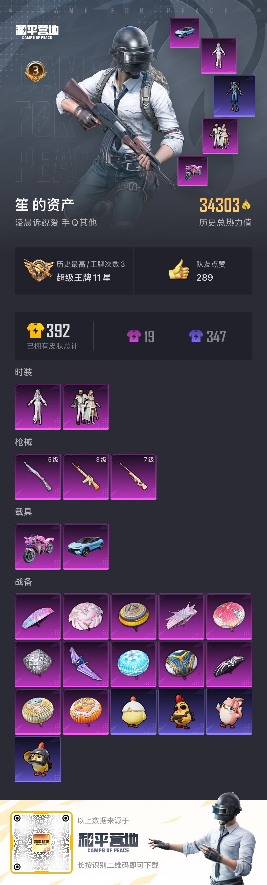 HPQM3400662和平精英账号详情图3 HPQM3400662和平精英账号详情图3