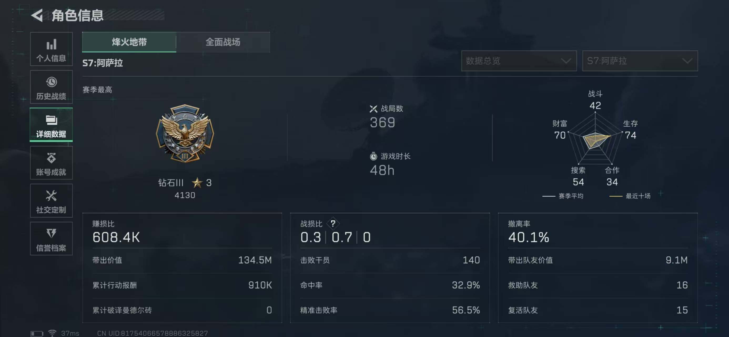 SJZQM369349三角洲行动账号详情图4 SJZQM369349三角洲行动账号详情图4