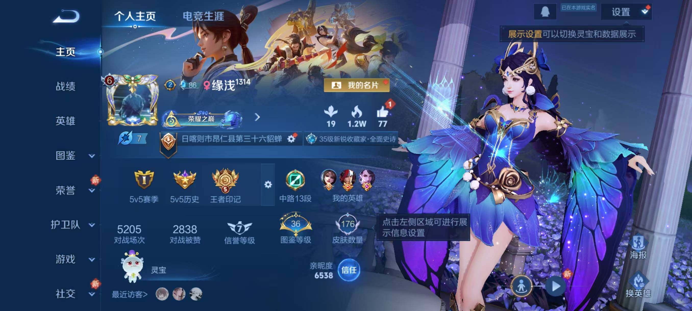 WZLX3387825王者荣耀账号详情图2 WZLX3387825王者荣耀账号详情图2