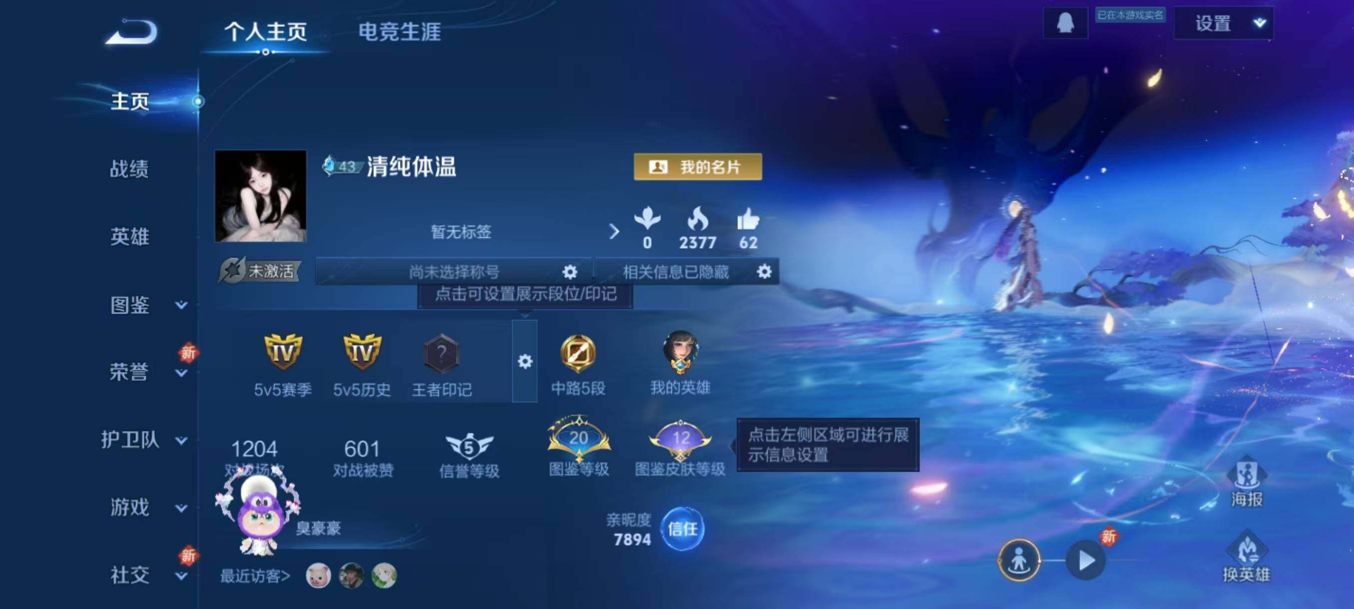 WZCMW3415490王者荣耀账号详情图2 WZCMW3415490王者荣耀账号详情图2