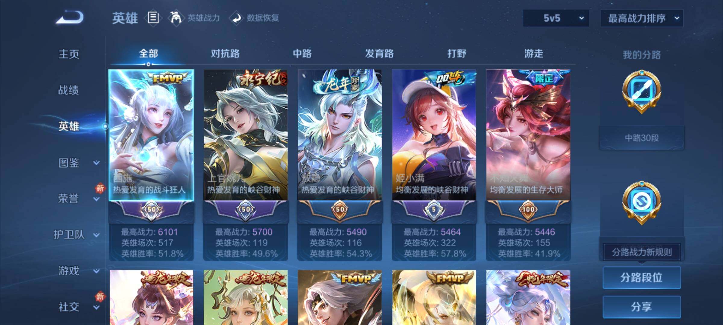 WZCMY3389121王者荣耀账号详情图3