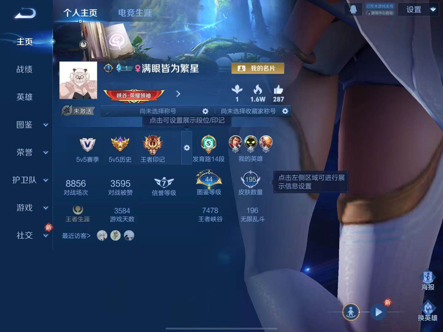 WZLX3388088王者荣耀账号详情图2