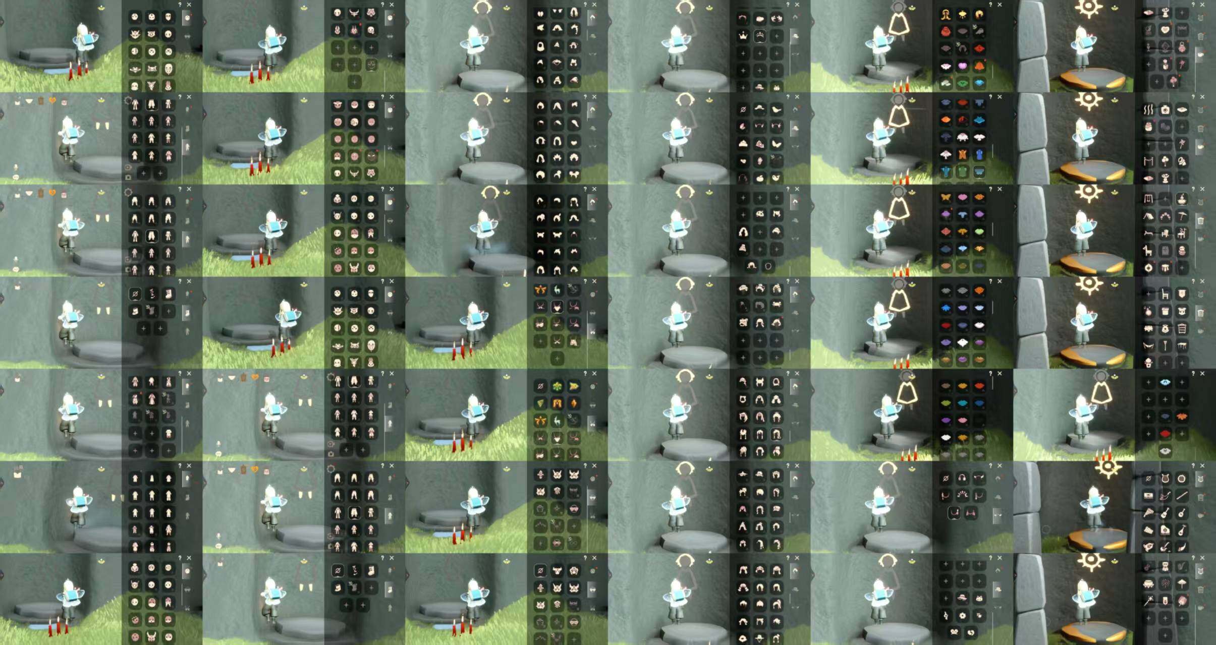 光遇账号vivo渠道服HM1627 vivo 【毕业图】晨岛，云野，雨林，霞谷，暮土，禁阁 【毕业季】风行季，潜海季，表演季，破晓季，欧若拉，九色鹿 【蜡烛】103 【爱心】95 【稀有礼包】星月头冠，彩虹耳饰，玉兔发饰