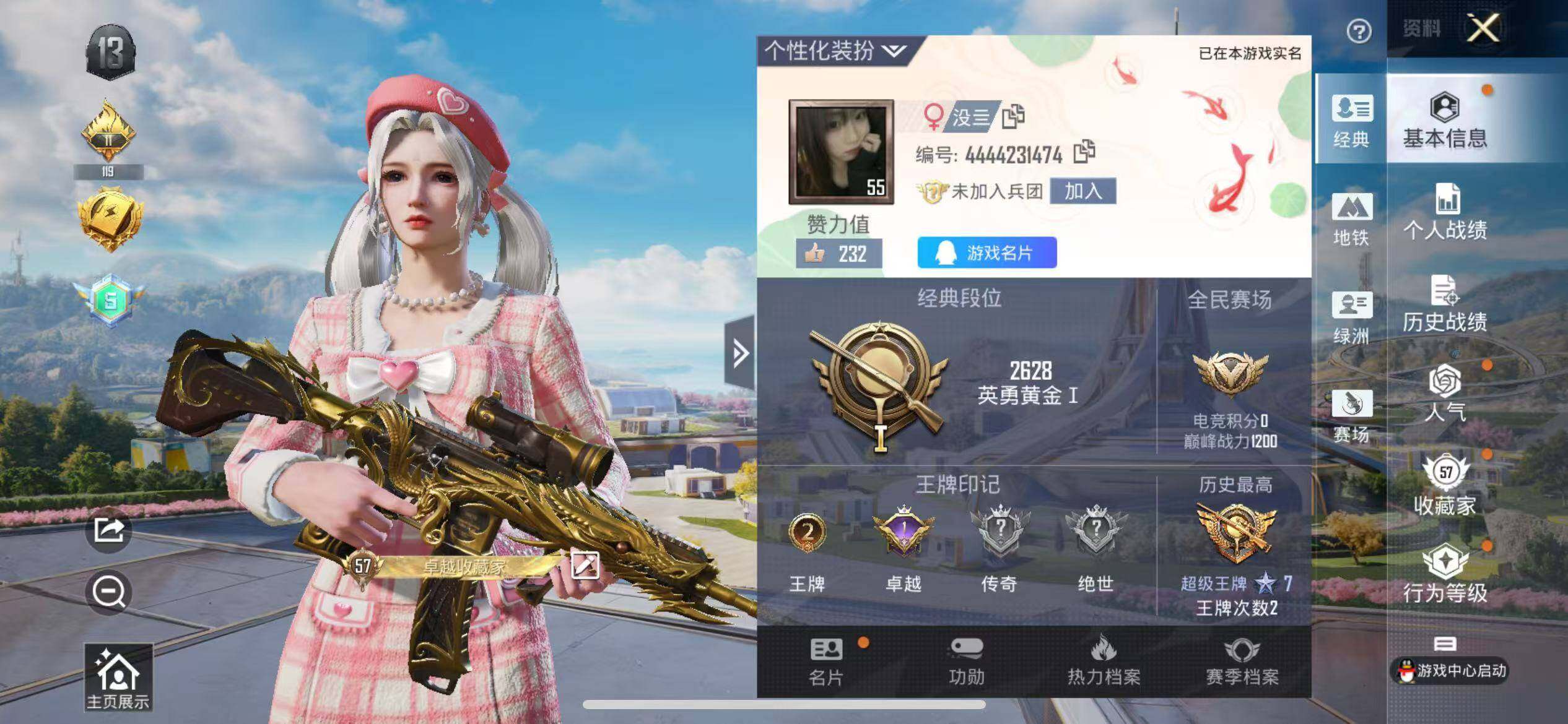 HPCMW3449217和平精英账号详情图6