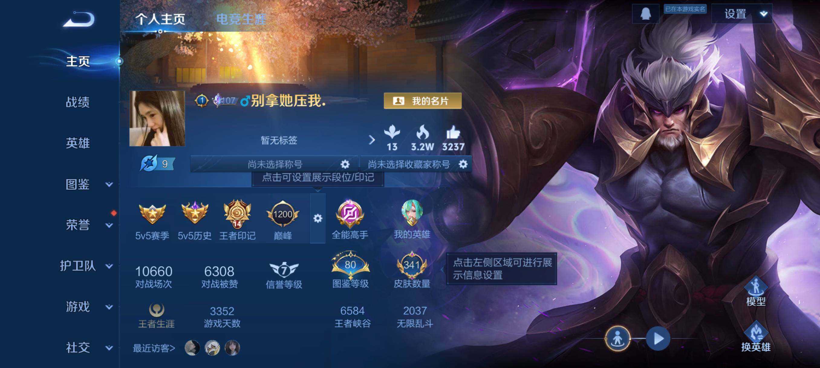 WZCMW3393498王者荣耀账号详情图3