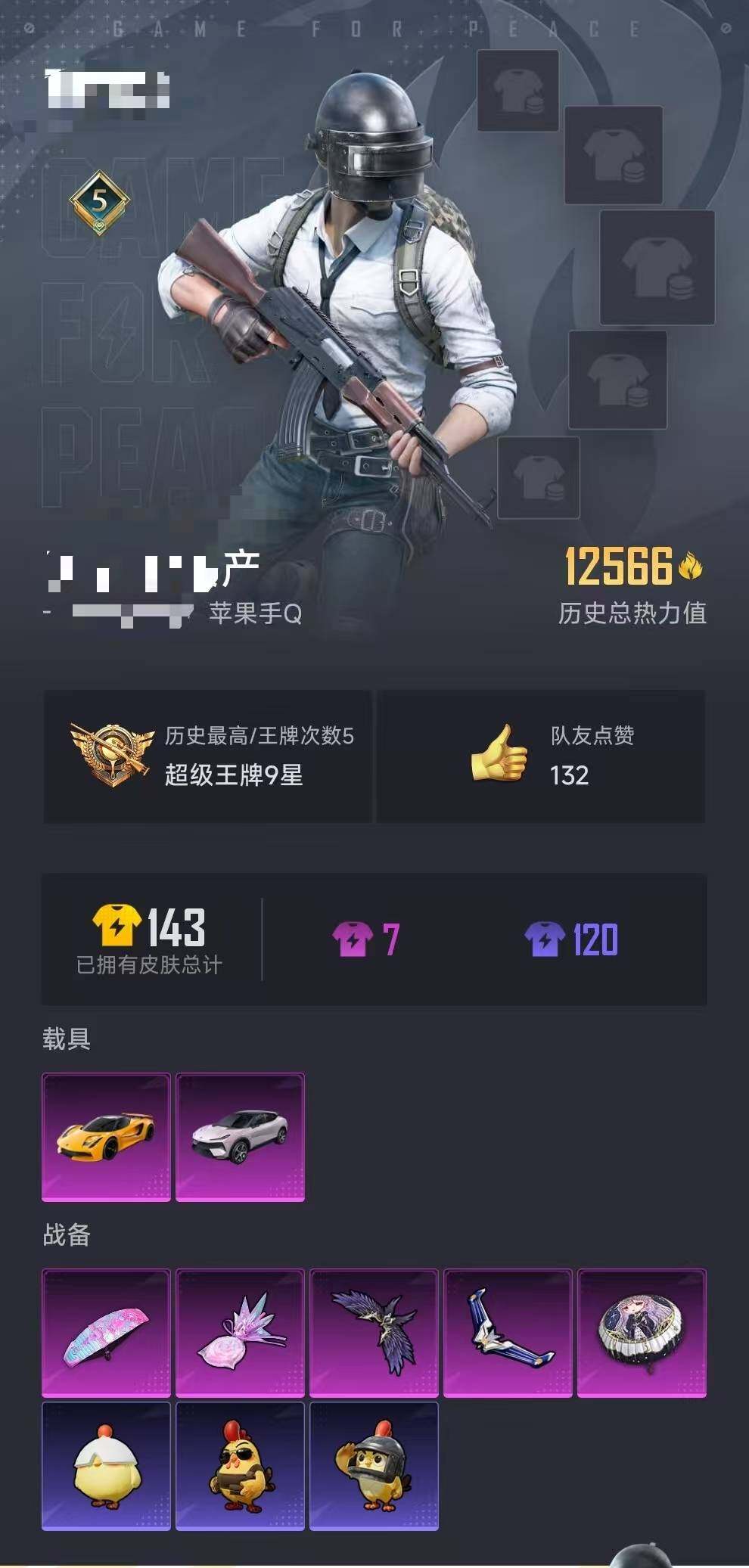 HPCMW3427168和平精英账号详情图3 HPCMW3427168和平精英账号详情图3