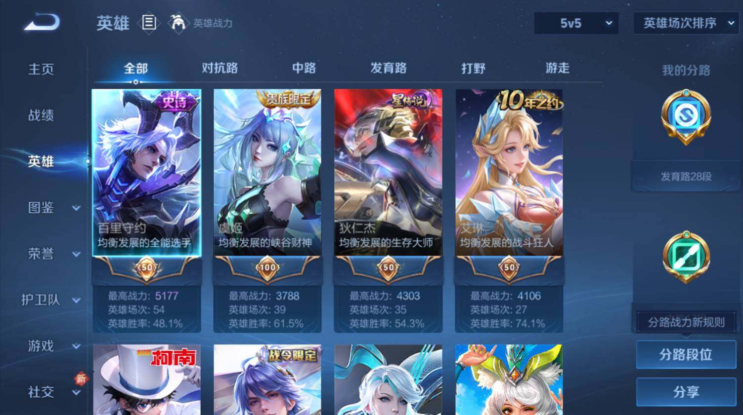 WZ0349580王者荣耀账号详情图4 WZ0349580王者荣耀账号详情图4