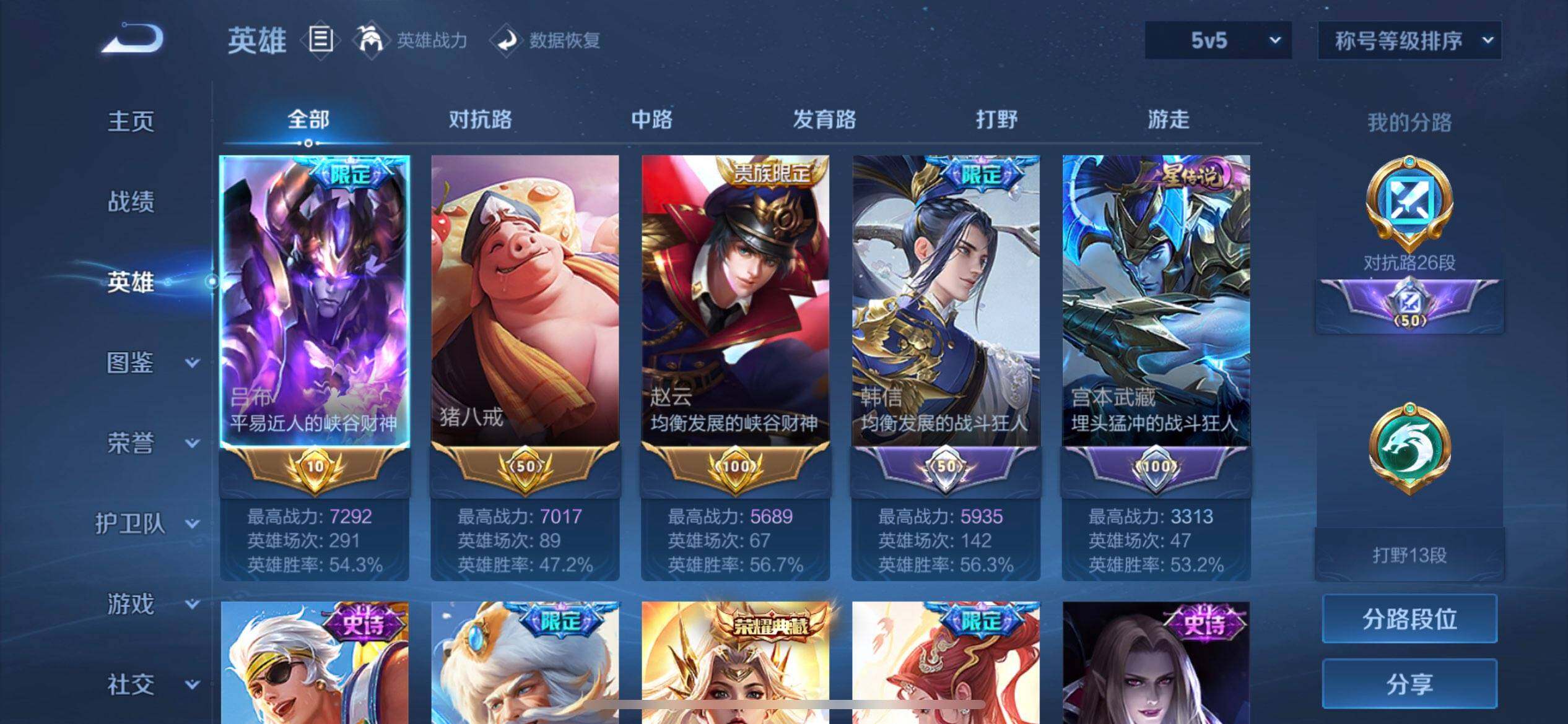 WZQM3390387王者荣耀账号详情图6