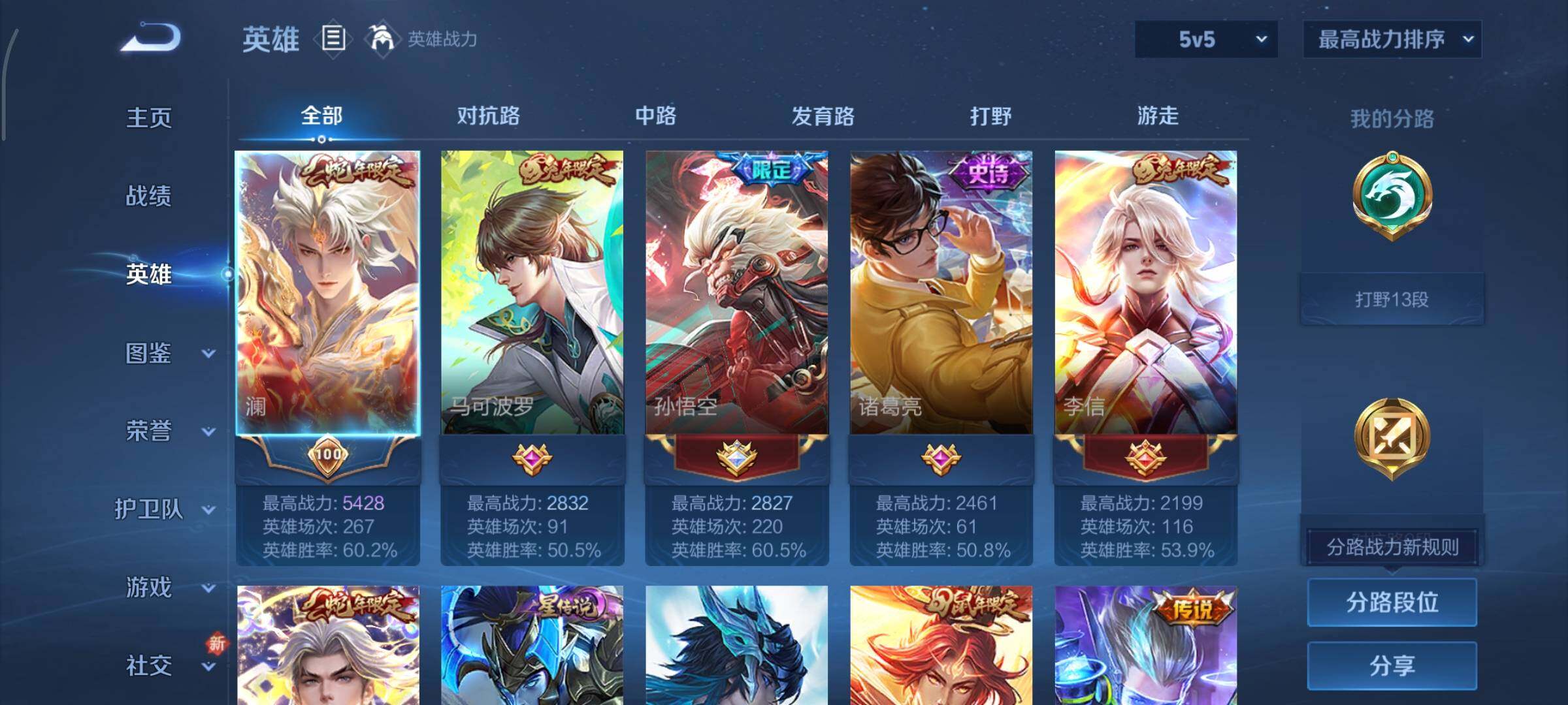 WZCMY3391730王者荣耀账号详情图3