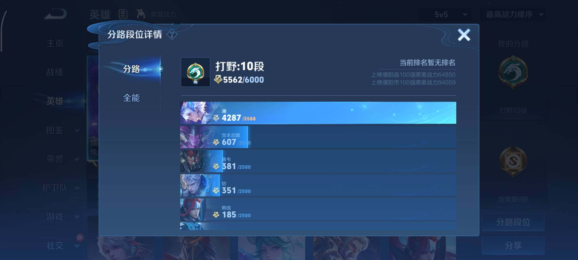 WZCMY3391696王者荣耀账号详情图4