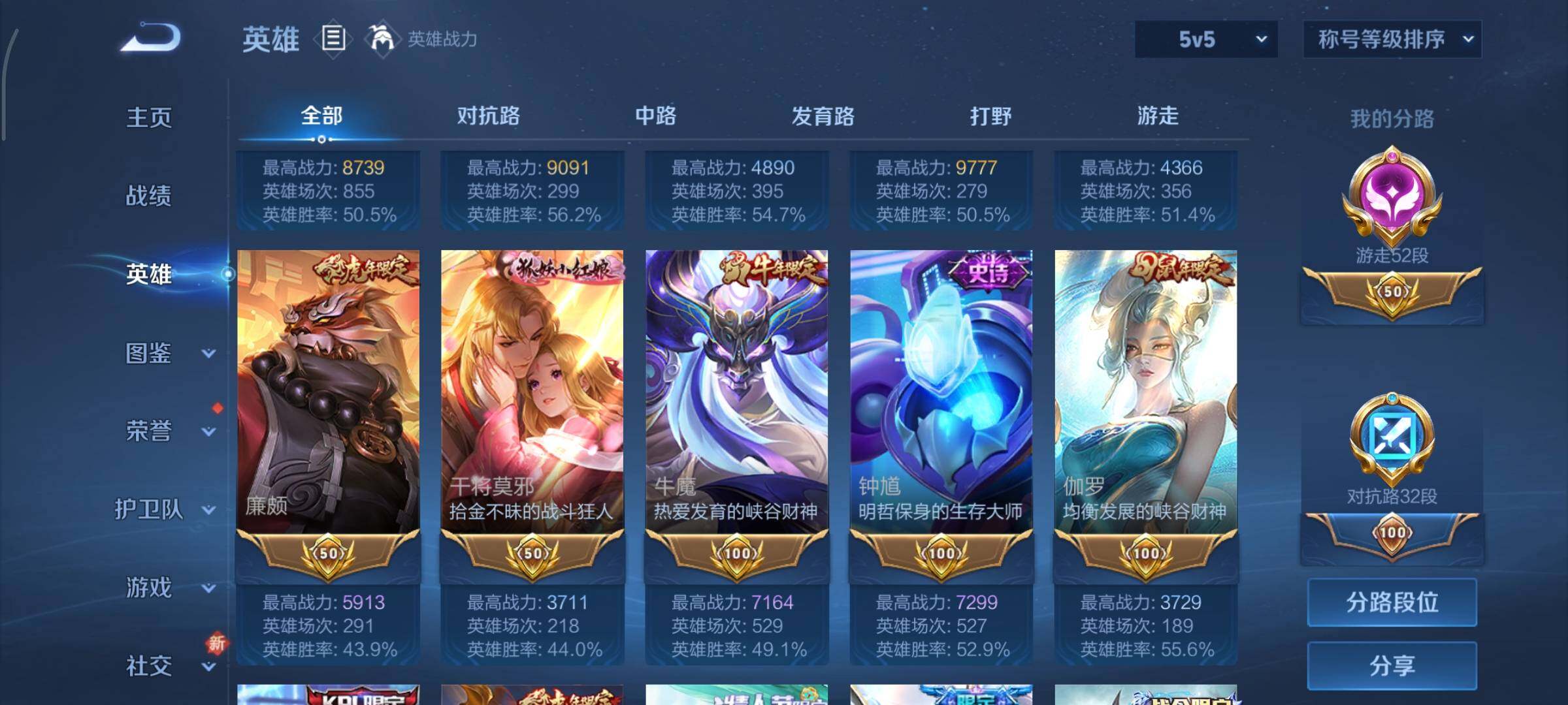 WZCMY3391714王者荣耀账号详情图5