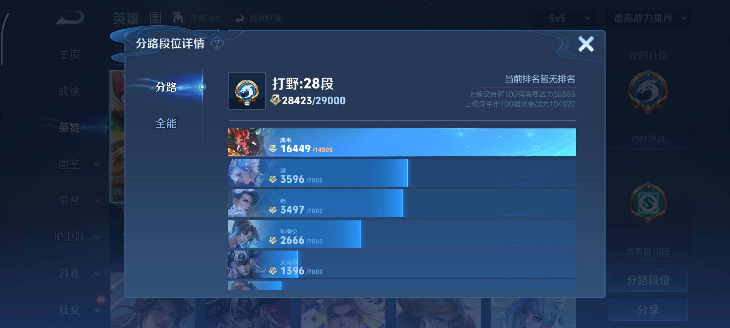 WZCMY3391206王者荣耀账号详情图4 WZCMY3391206王者荣耀账号详情图4